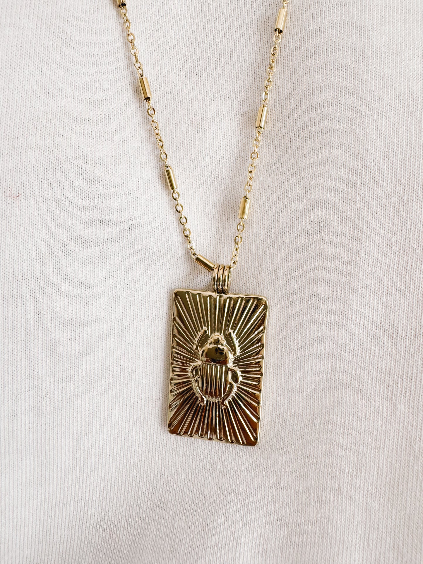 Collier Scarabée - Anemone Store