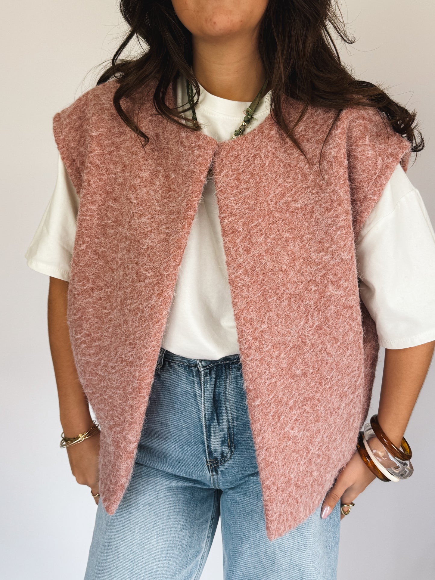Michelle Sans manche Rose - Anemone Store