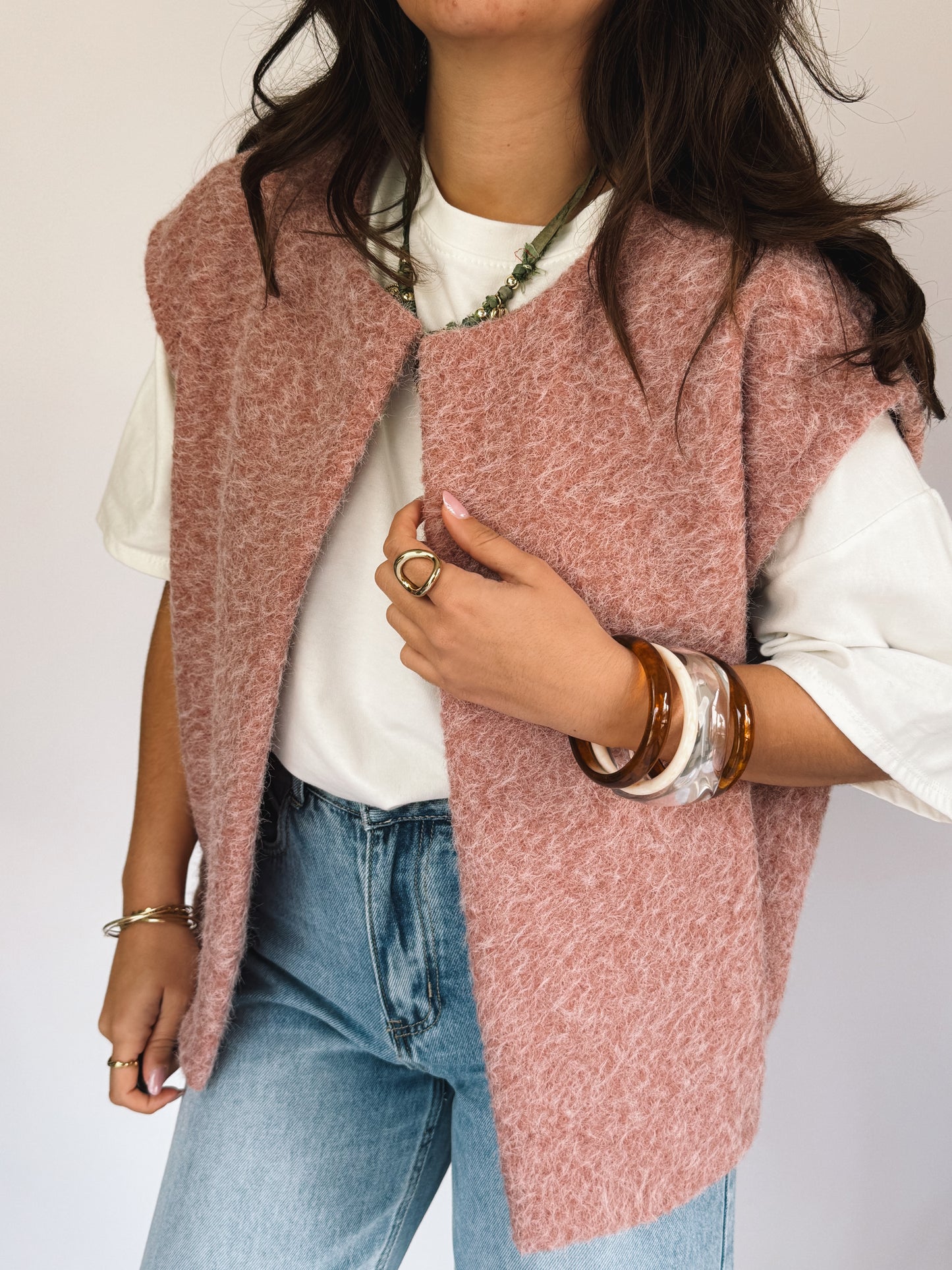 Michelle Sans manche Rose - Anemone Store