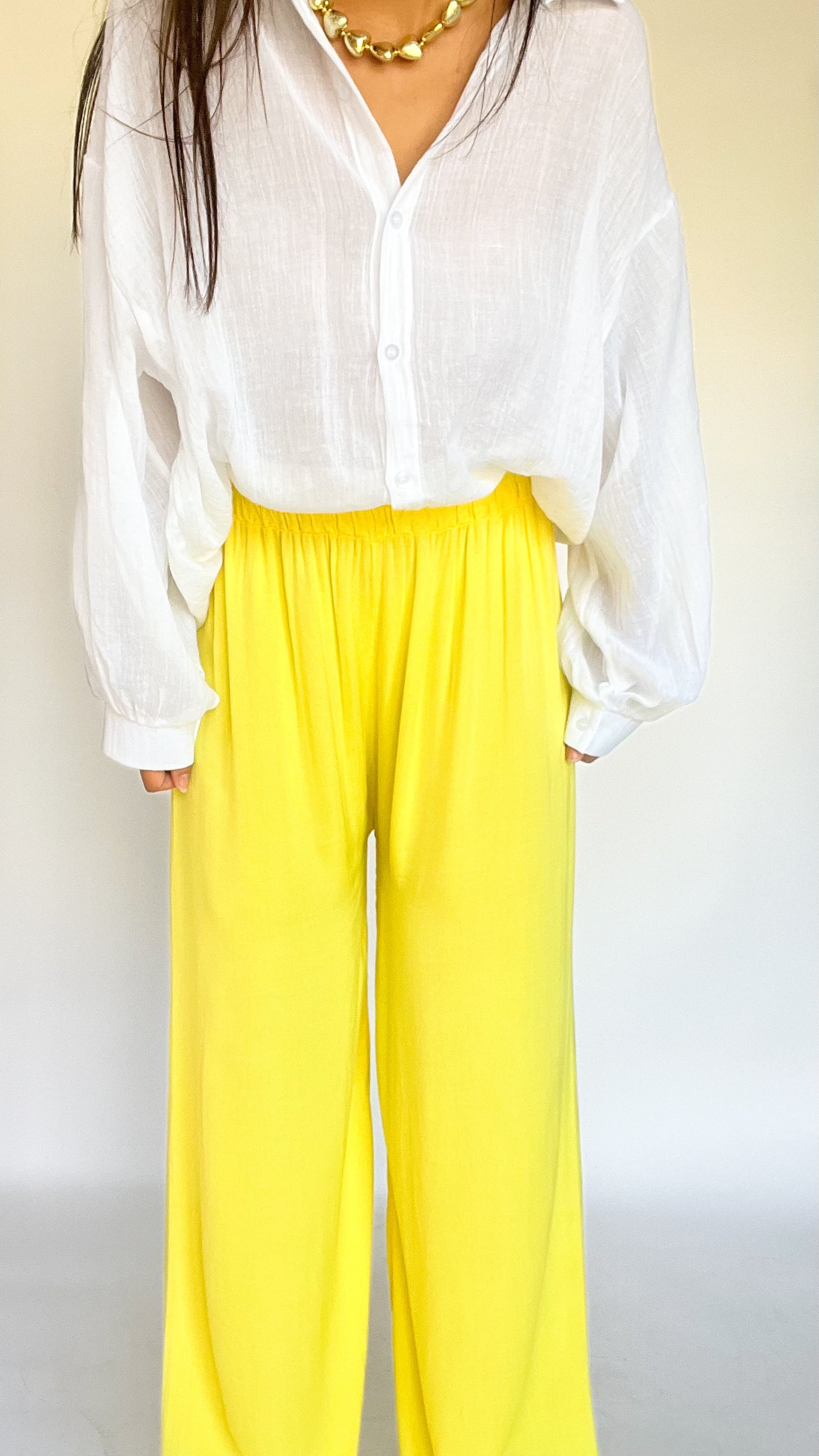Pantalon Carmen Jaune