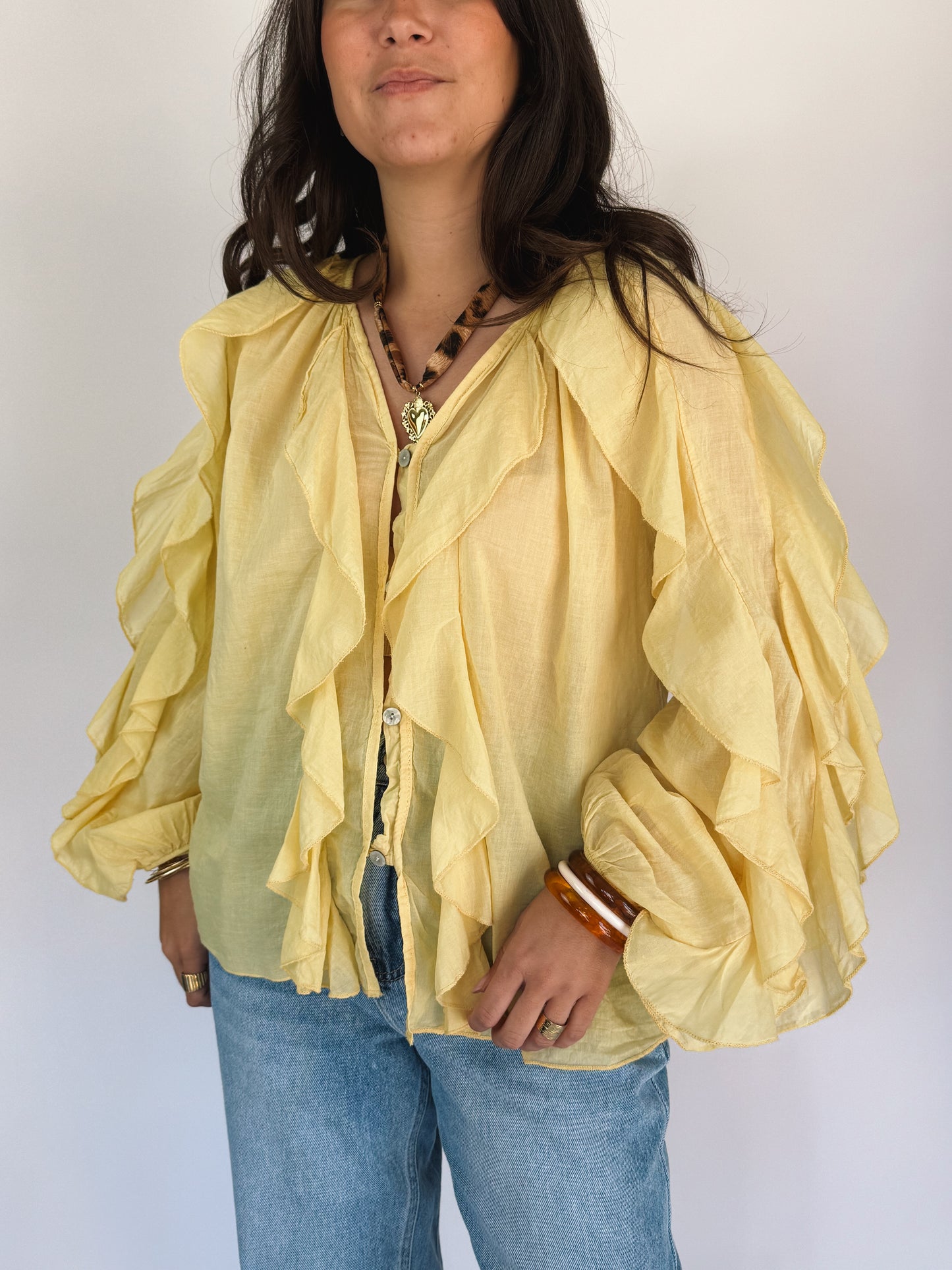 Chemise Roxane Jaune