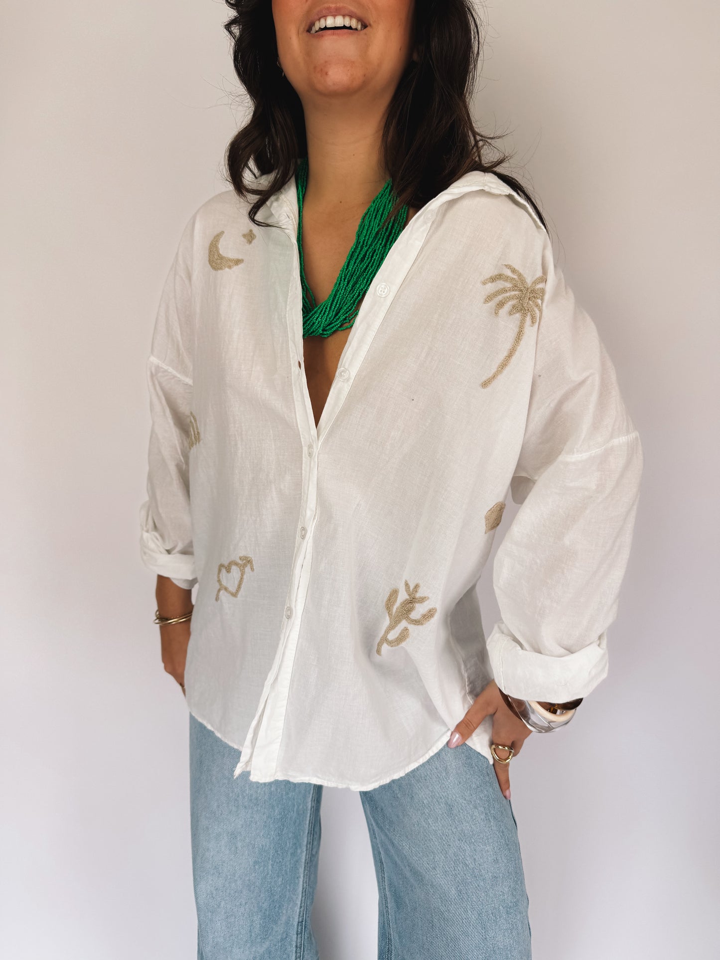 Chemise Maya Blanche - Anemone Store