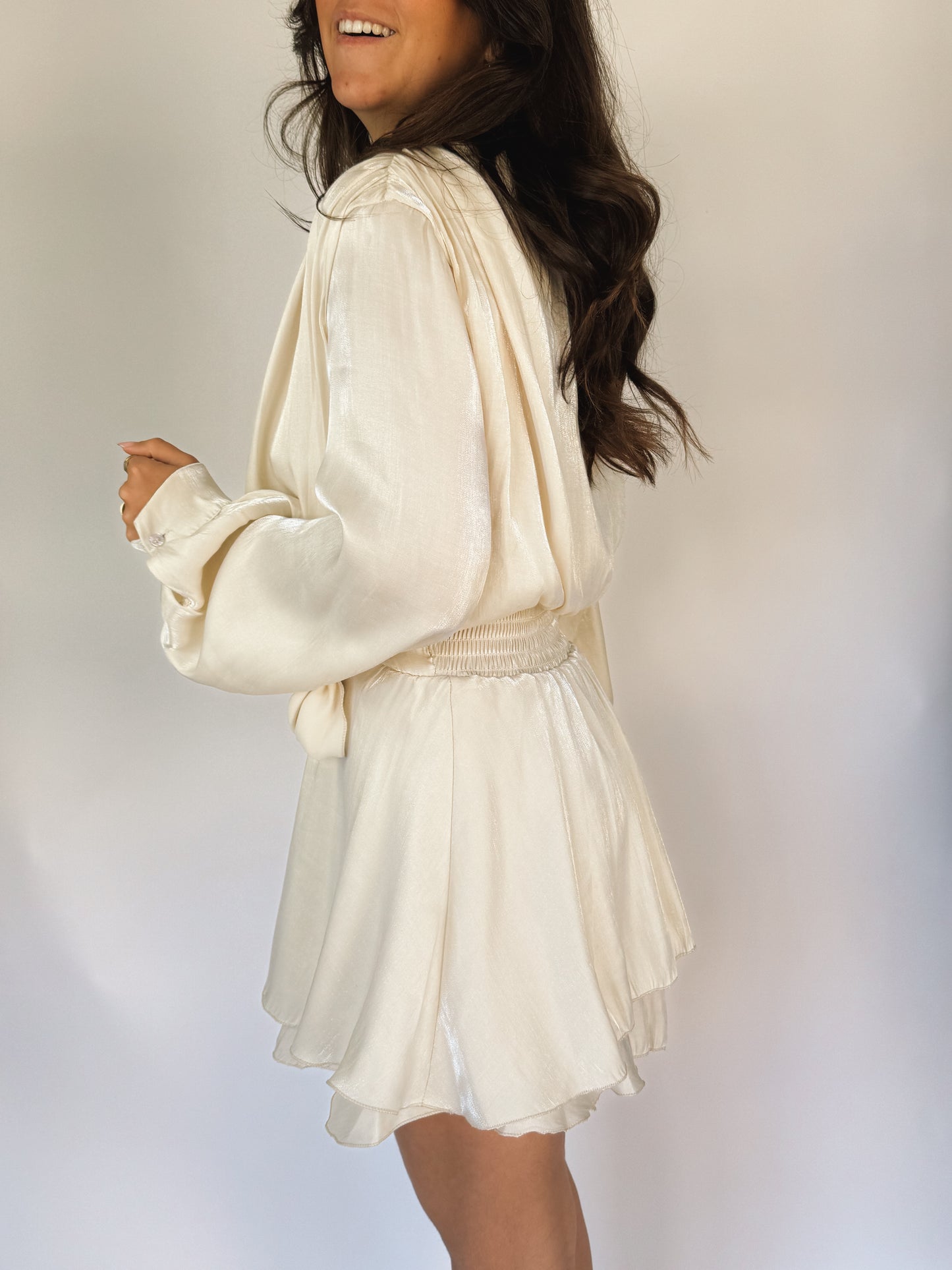 Robe Charlotte Ecrue