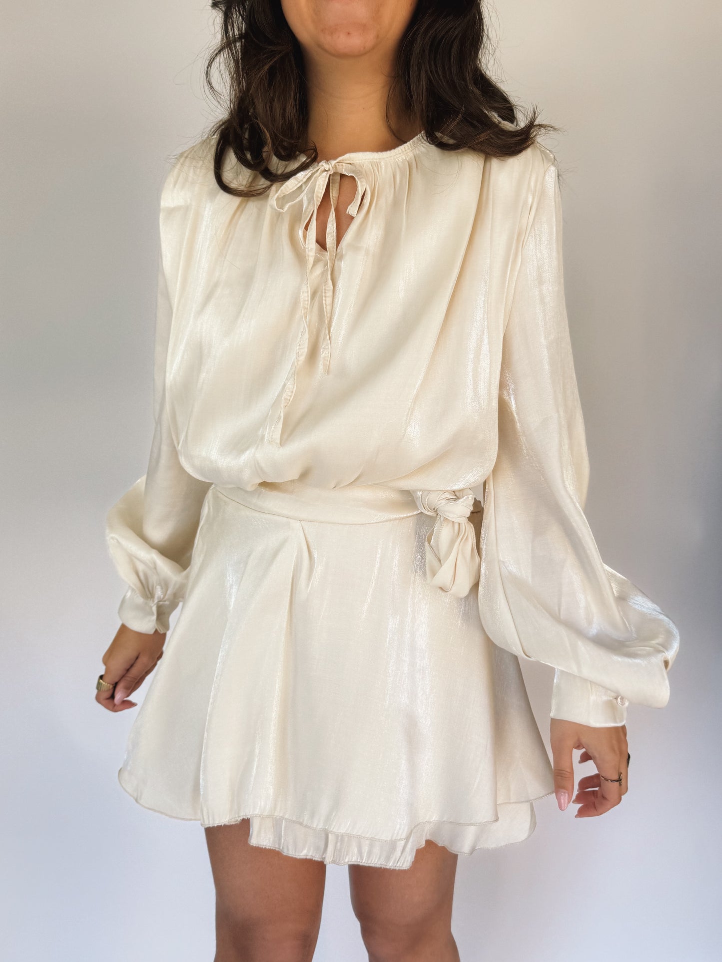 Robe Charlotte Ecrue