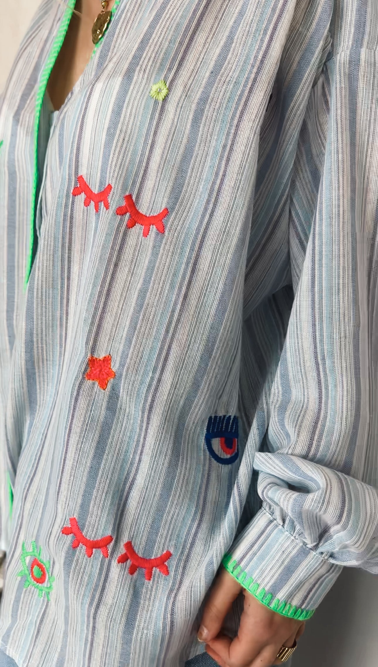 Chemise Alma Bleue