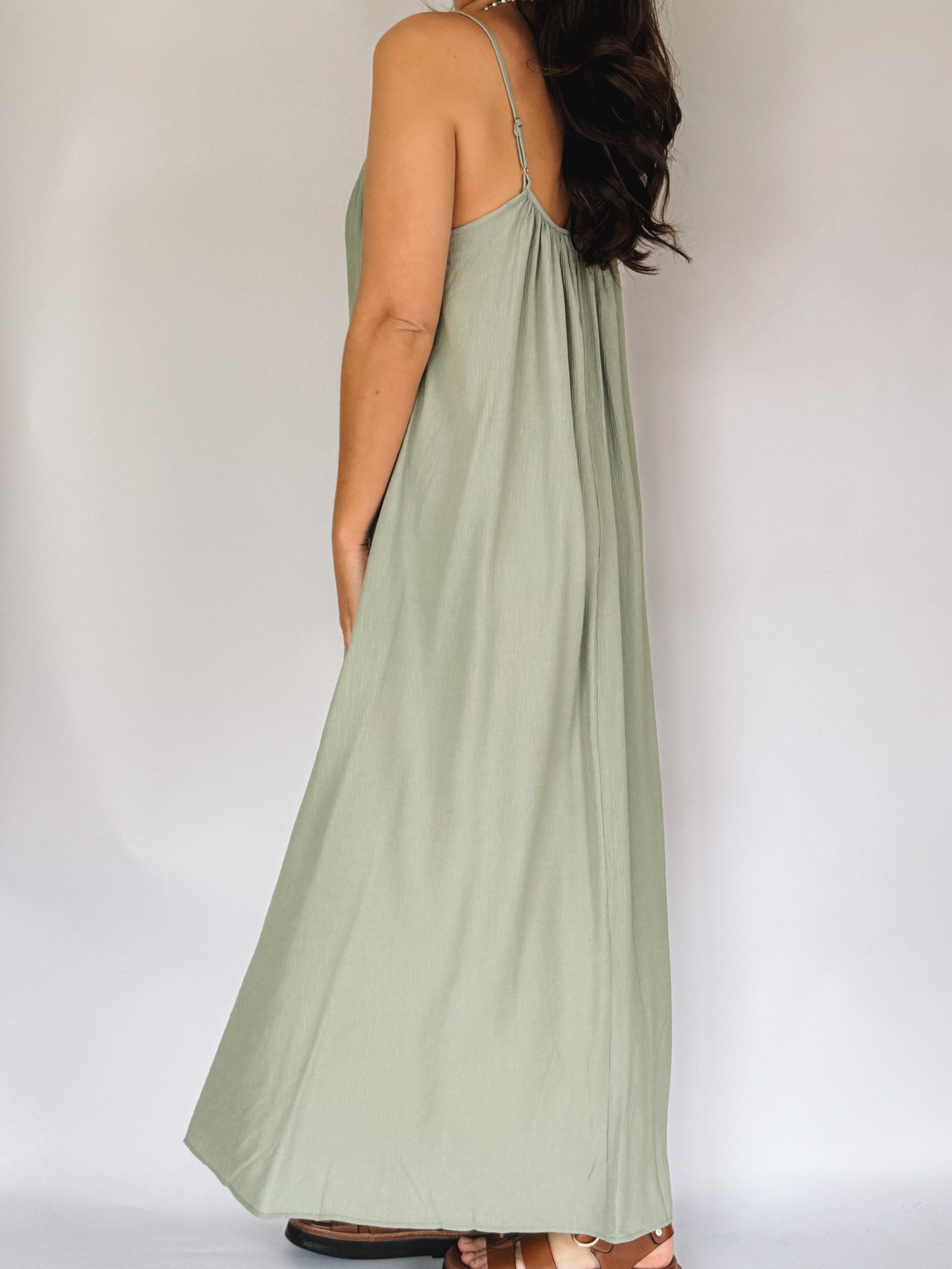 Robe Ophélie Kaki
