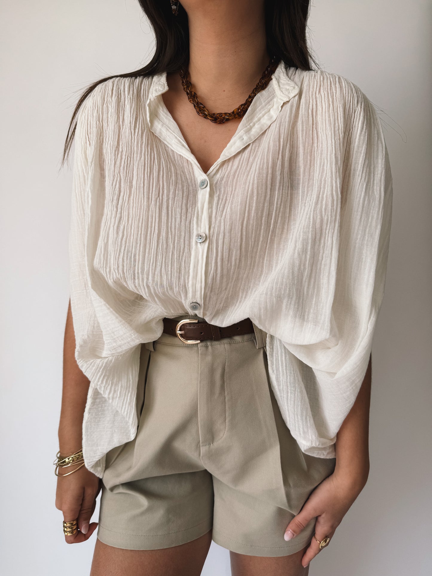 Chemise Suzanne Ecrue - Anemone Store