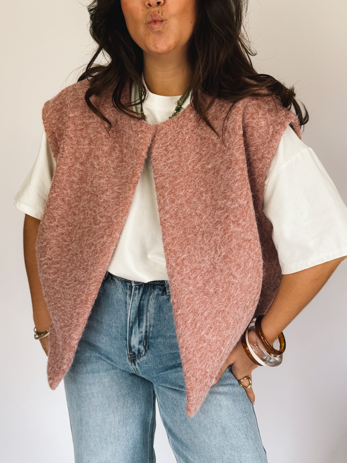 Michelle Sans manche Rose - Anemone Store