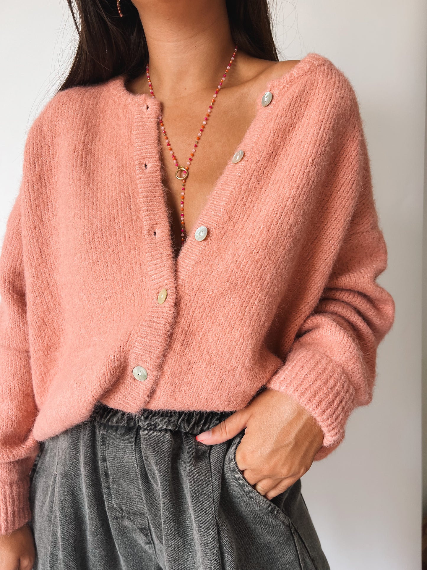 Gilet Gaspard Rose - Anemone Store