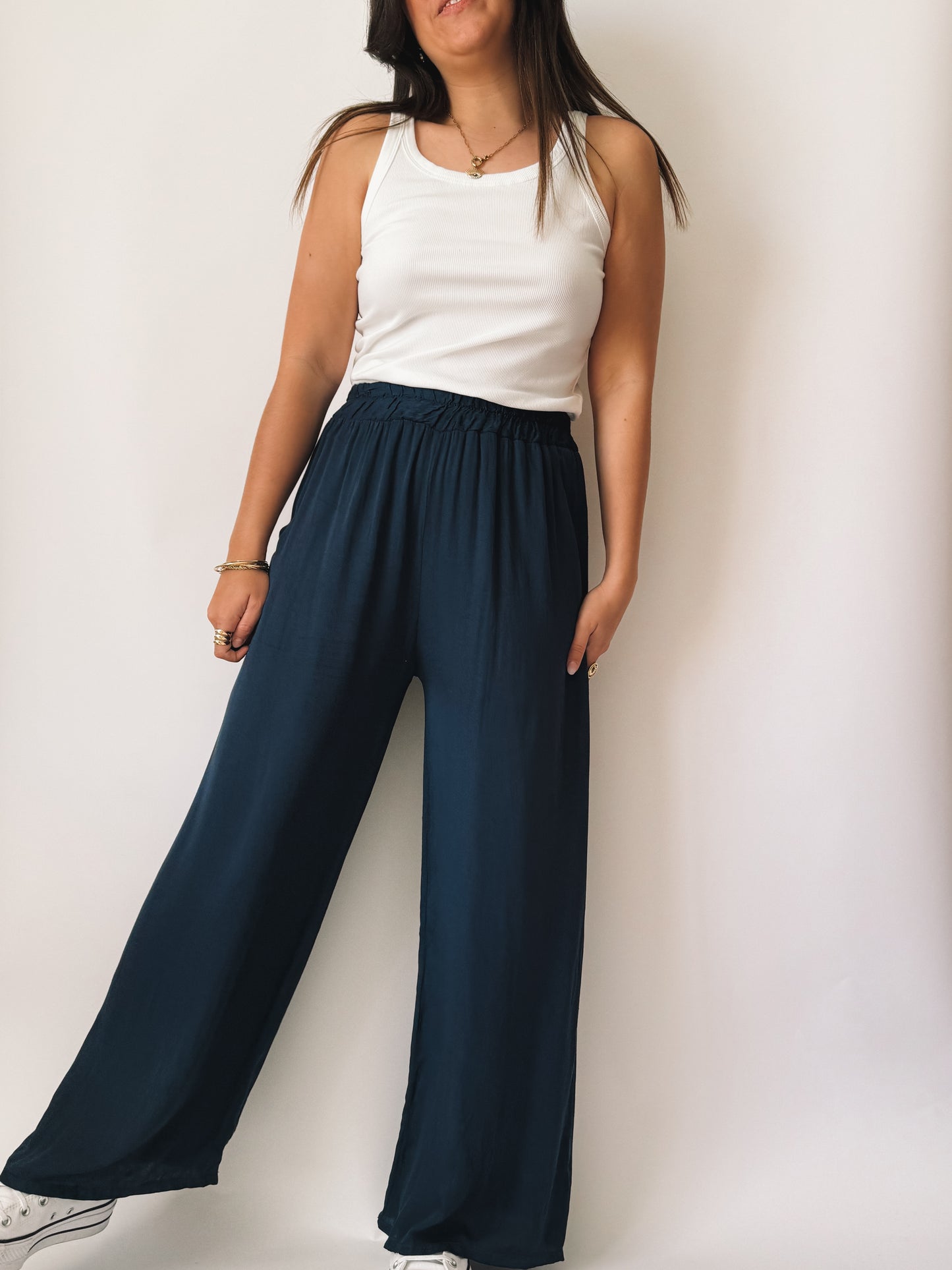Pantalon Carmen Marine - Anemone Store