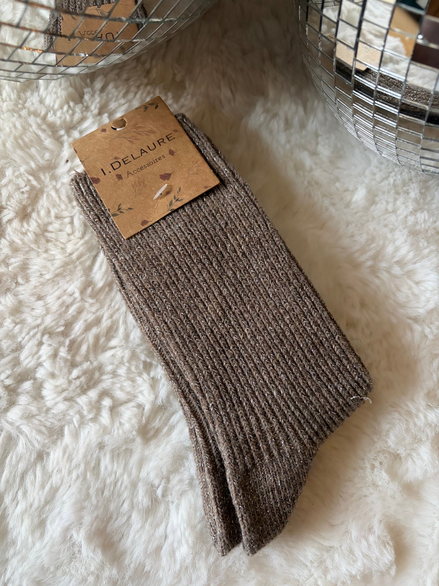 Chaussettes brillantes