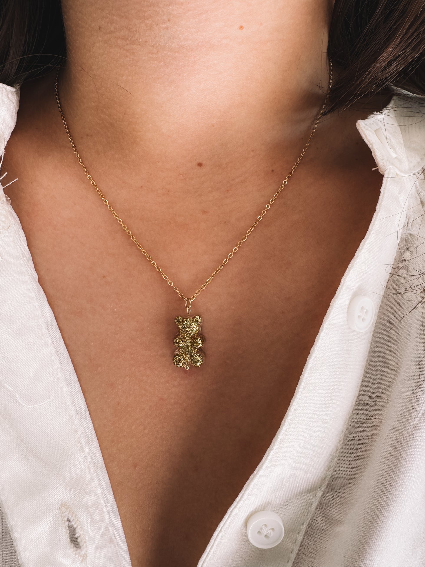 Collier Ourson Doré