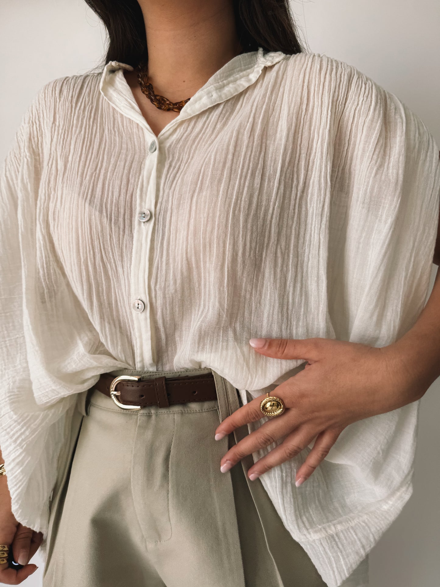 Chemise Suzanne Ecrue - Anemone Store