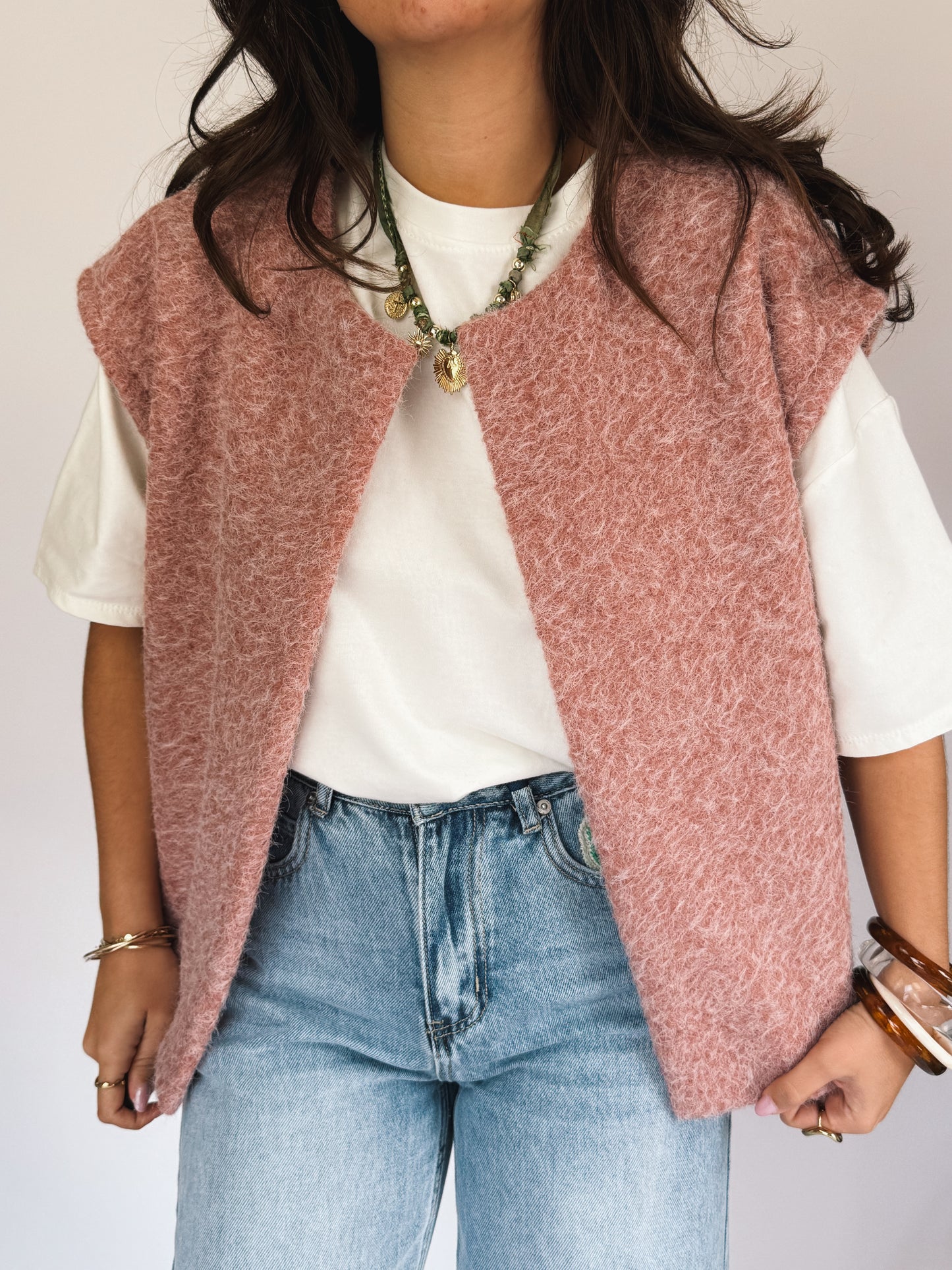 Michelle Sans manche Rose - Anemone Store