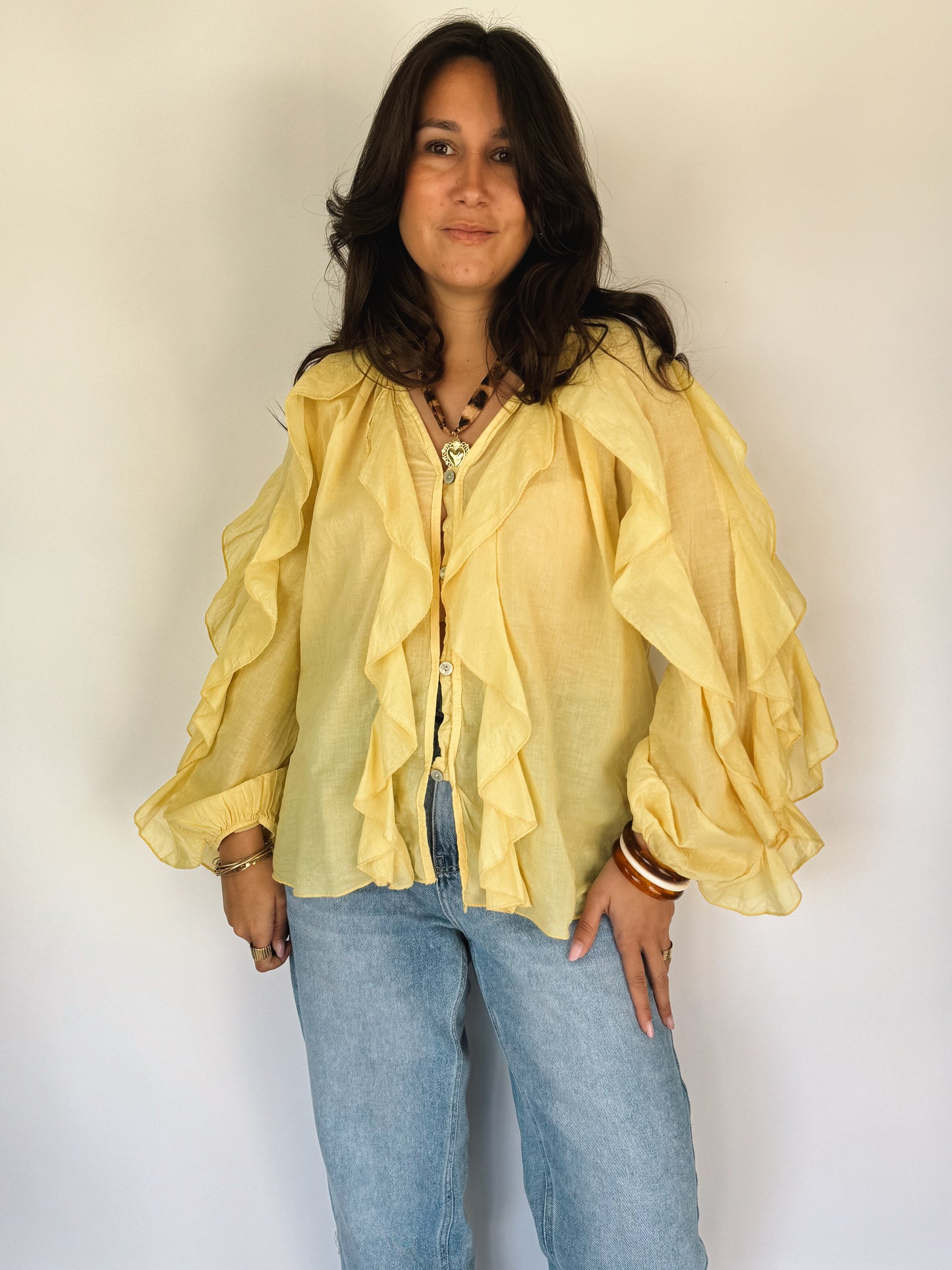 Chemise Roxane Jaune