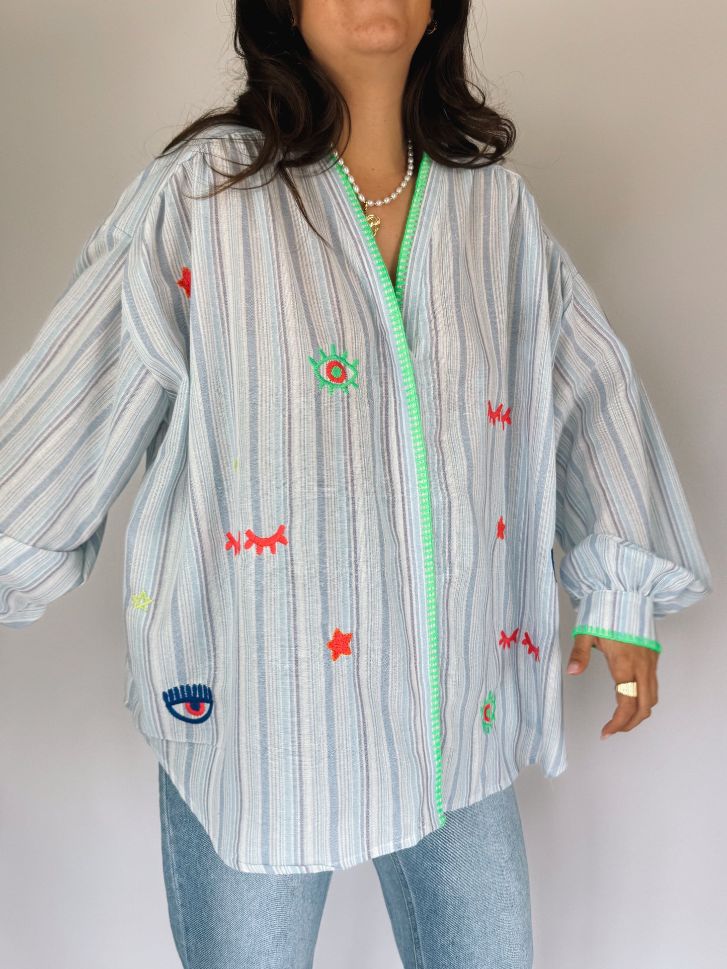 Chemise Alma Bleue
