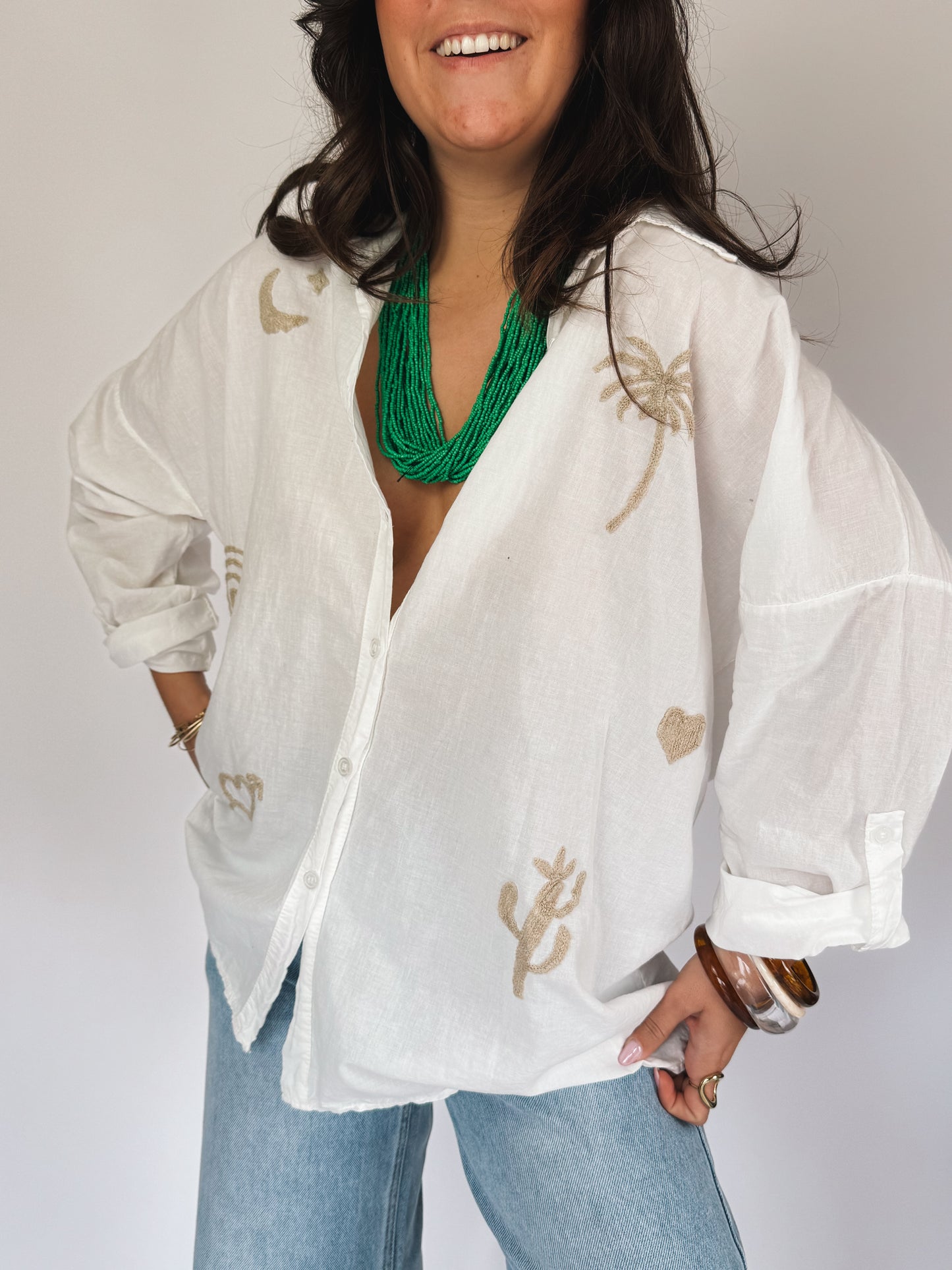 Chemise Maya Blanche - Anemone Store