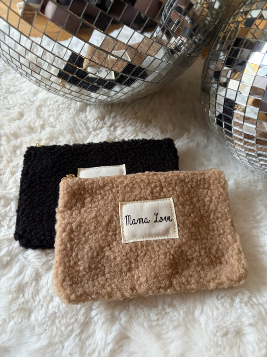 Pochette « mama love » noir