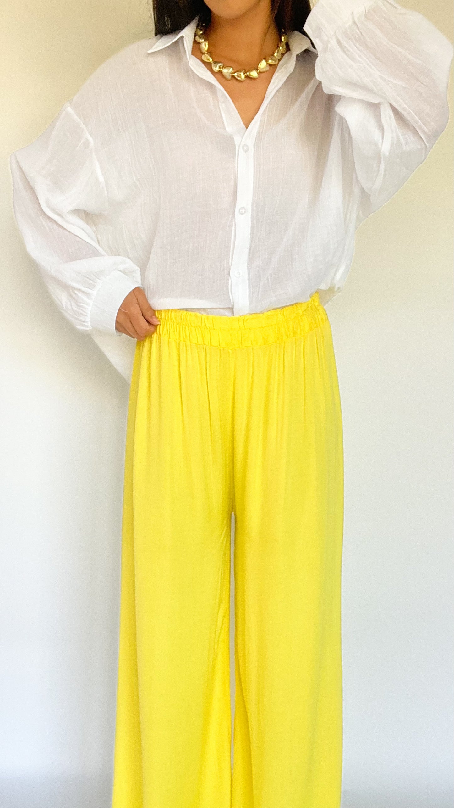 Pantalon Carmen Jaune