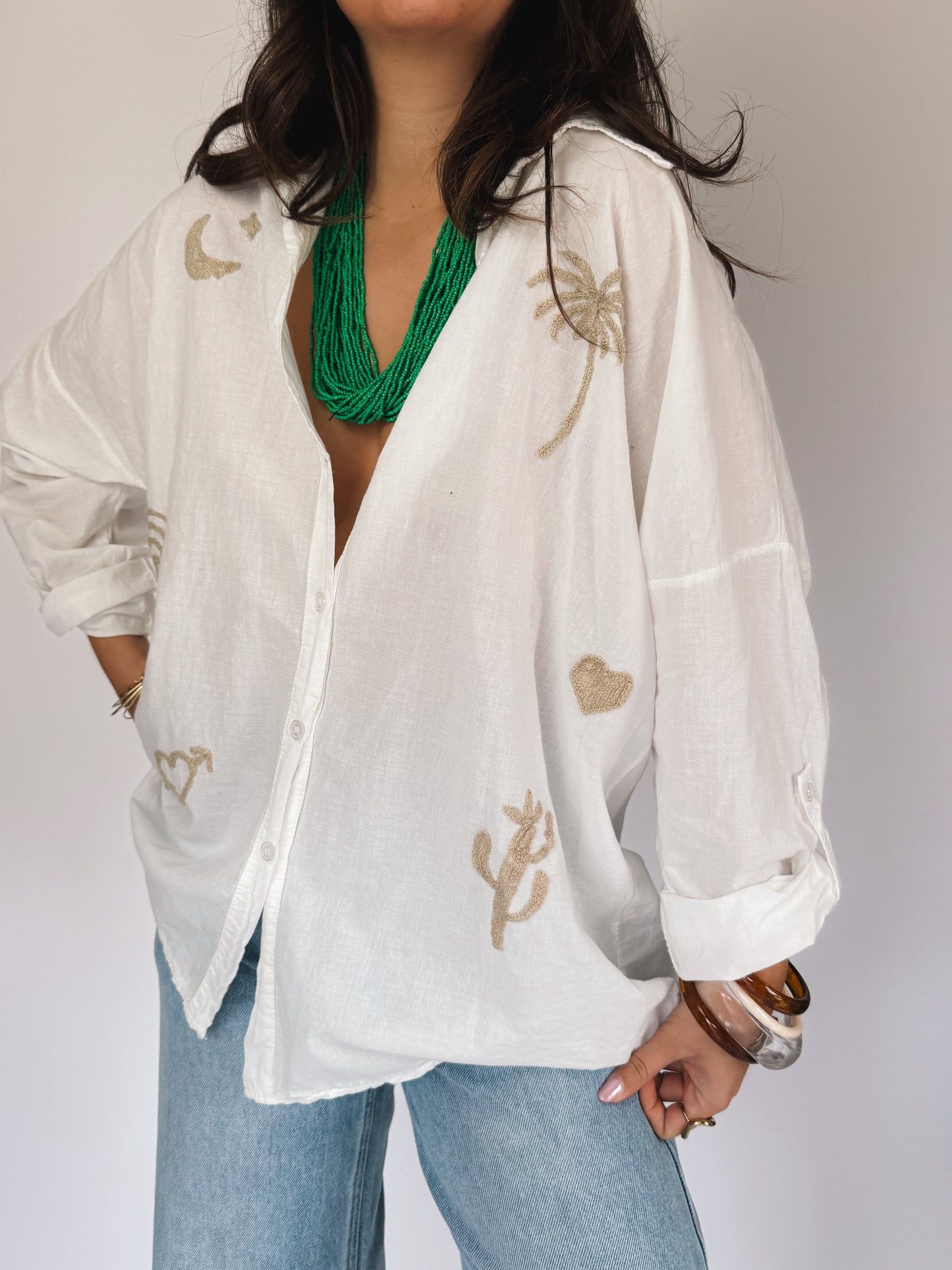 Chemise Maya Blanche - Anemone Store