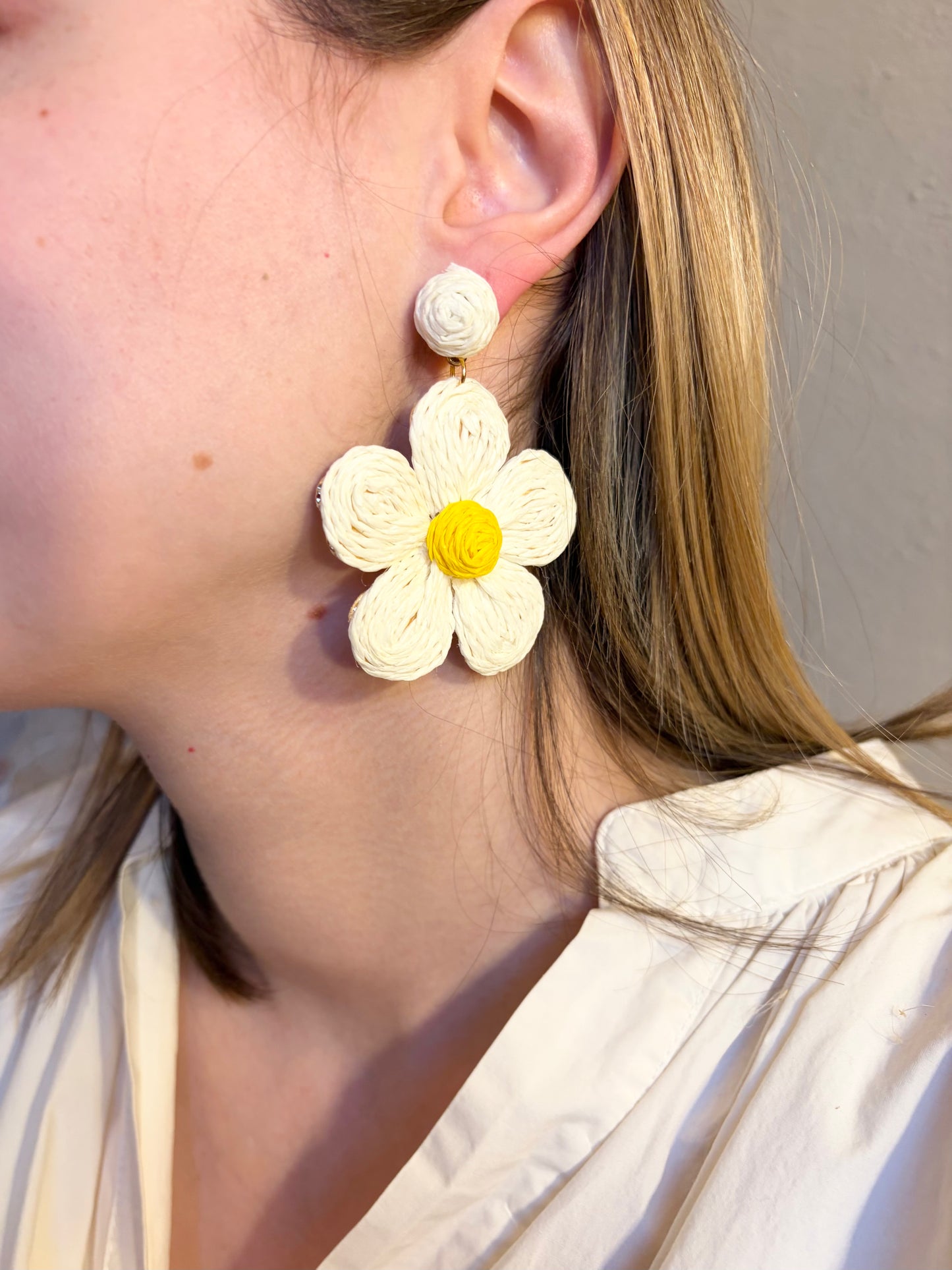 Boucles d'oreilles marguerite - Anemone Store