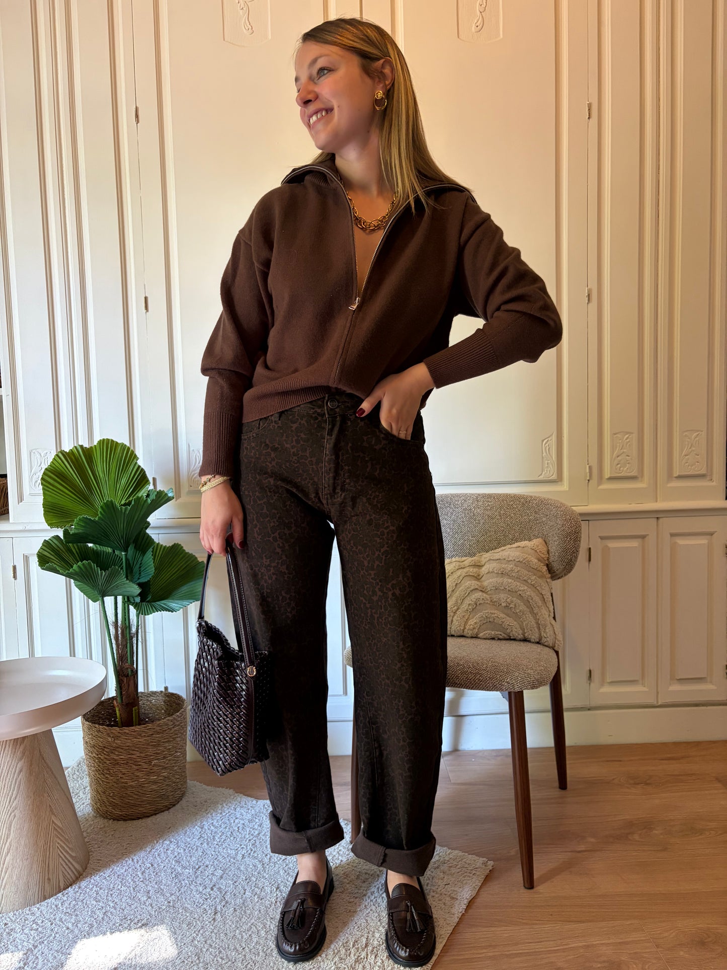 Pantalon léopard PAROS
