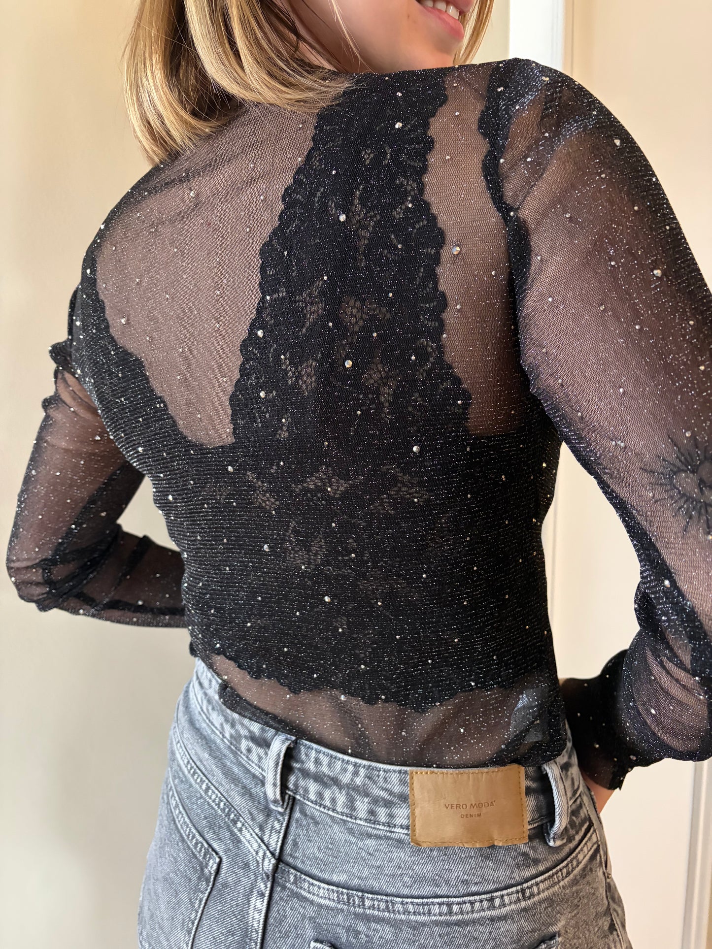 Tee shirt manches longues STRASS - Anemone Store