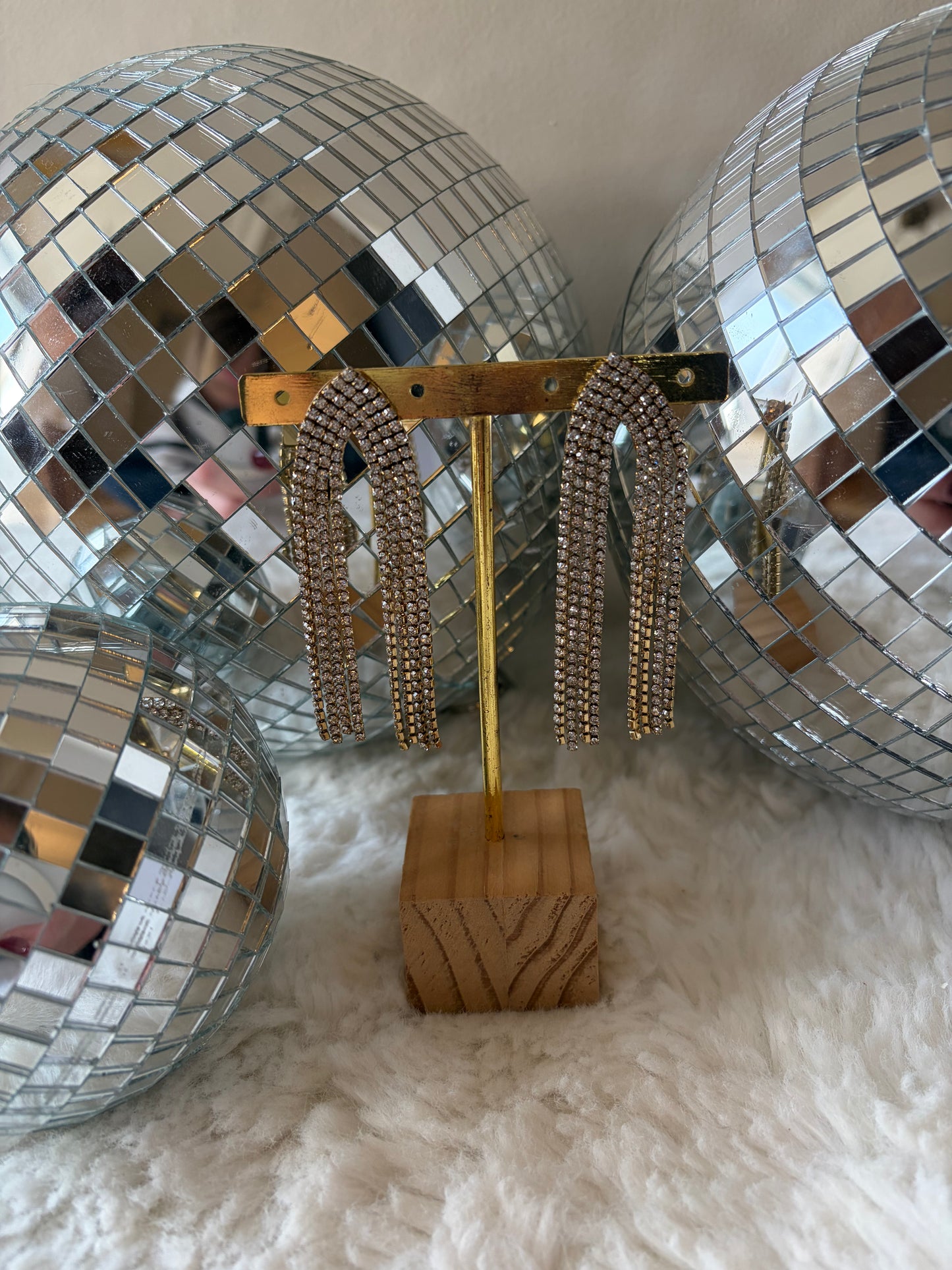 Boucles d'oreilles strass