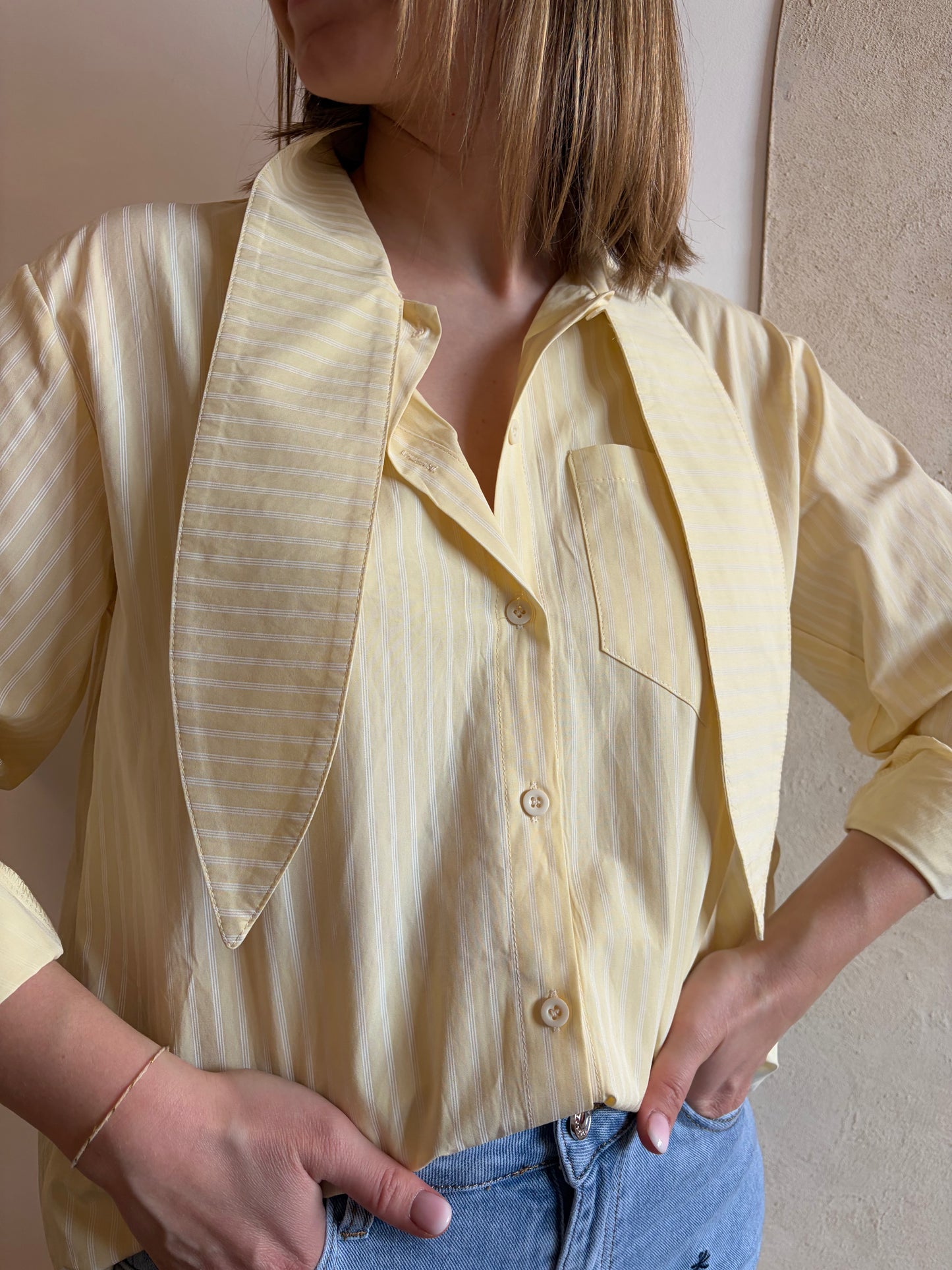 Blouse CAPUCINE Jaune - Anemone Store