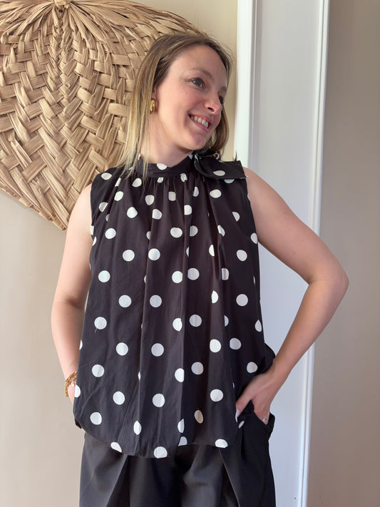 Blouse pois APOLINE - Anemone Store