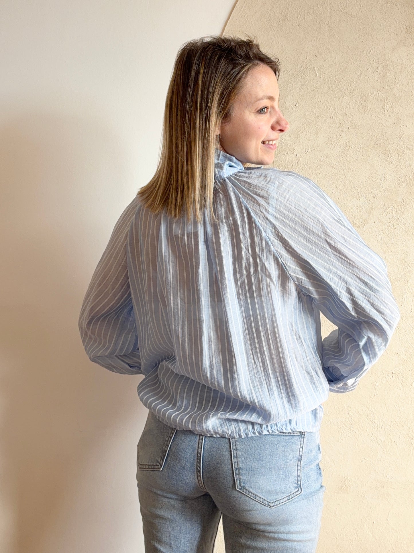 Blouse noeud PARIS - Anemone Store