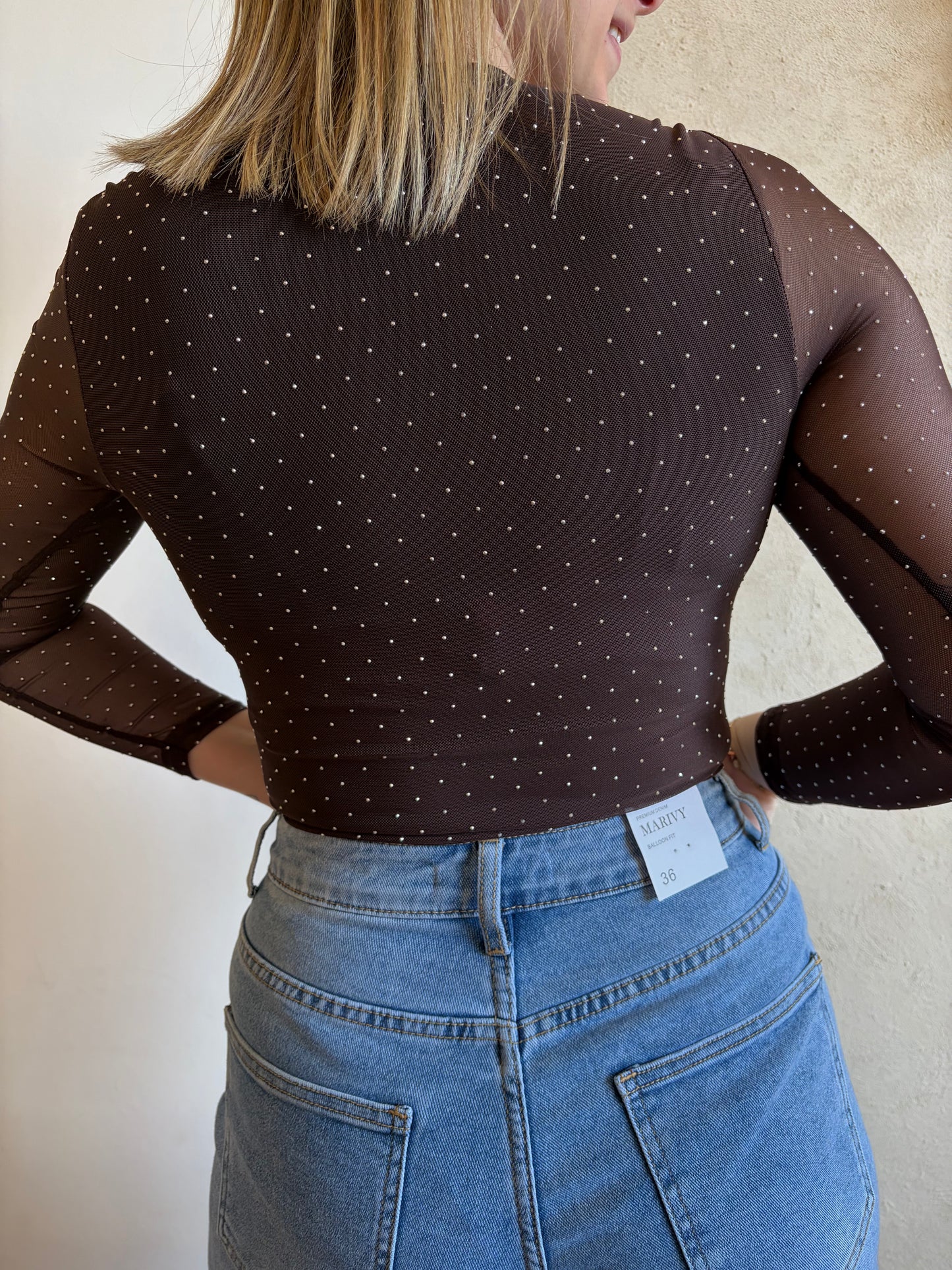 Body marron DAPHNÉ - Anemone Store