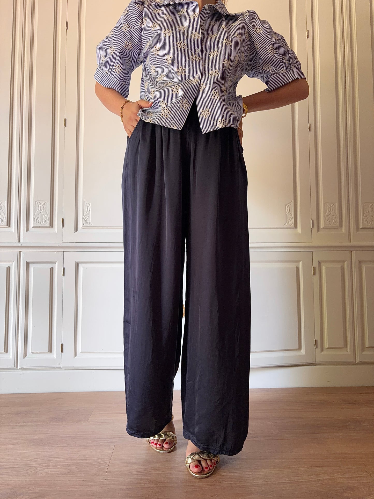 Pantalon ALDA Marine