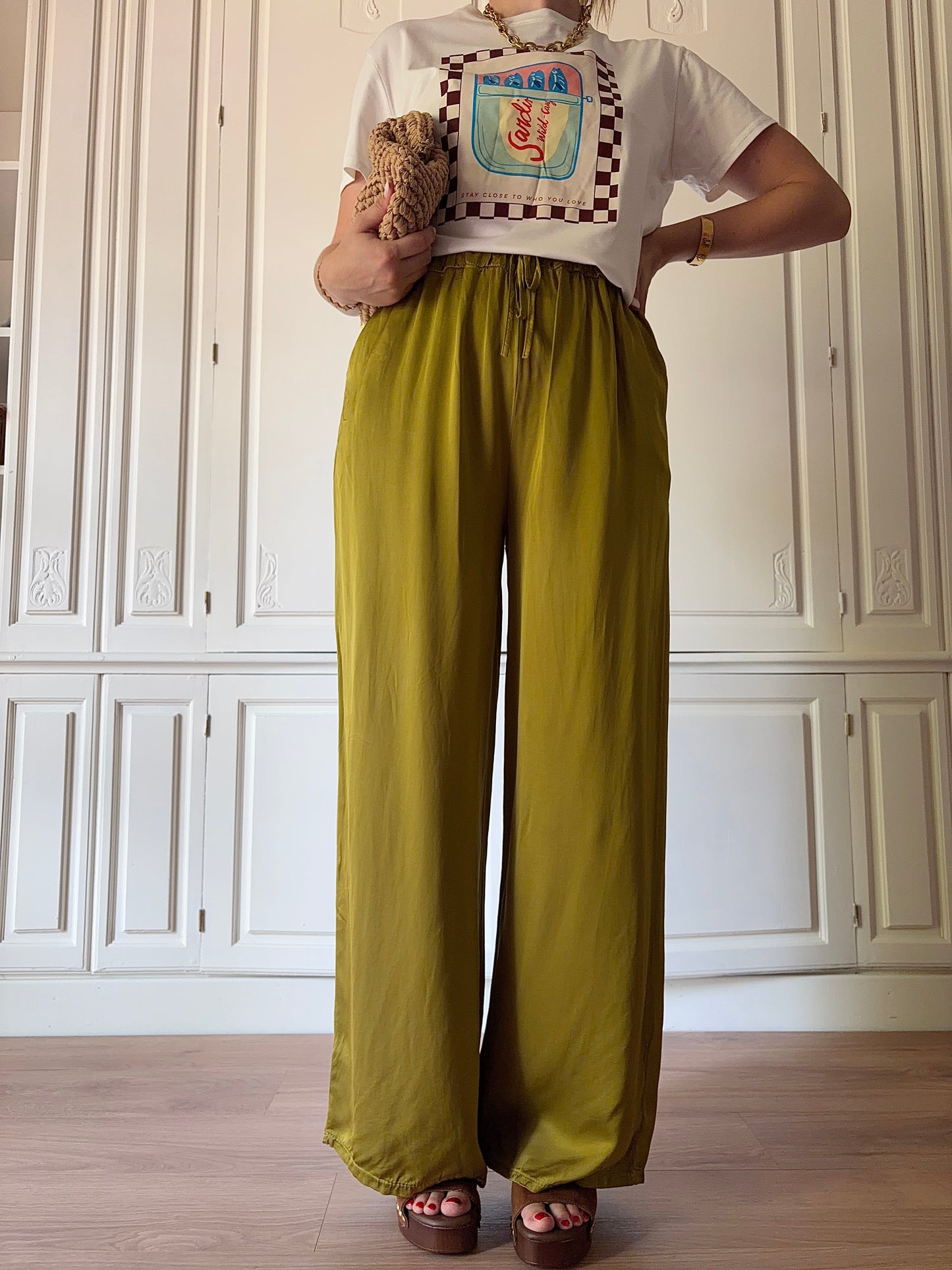 Pantalon ALDA Anis