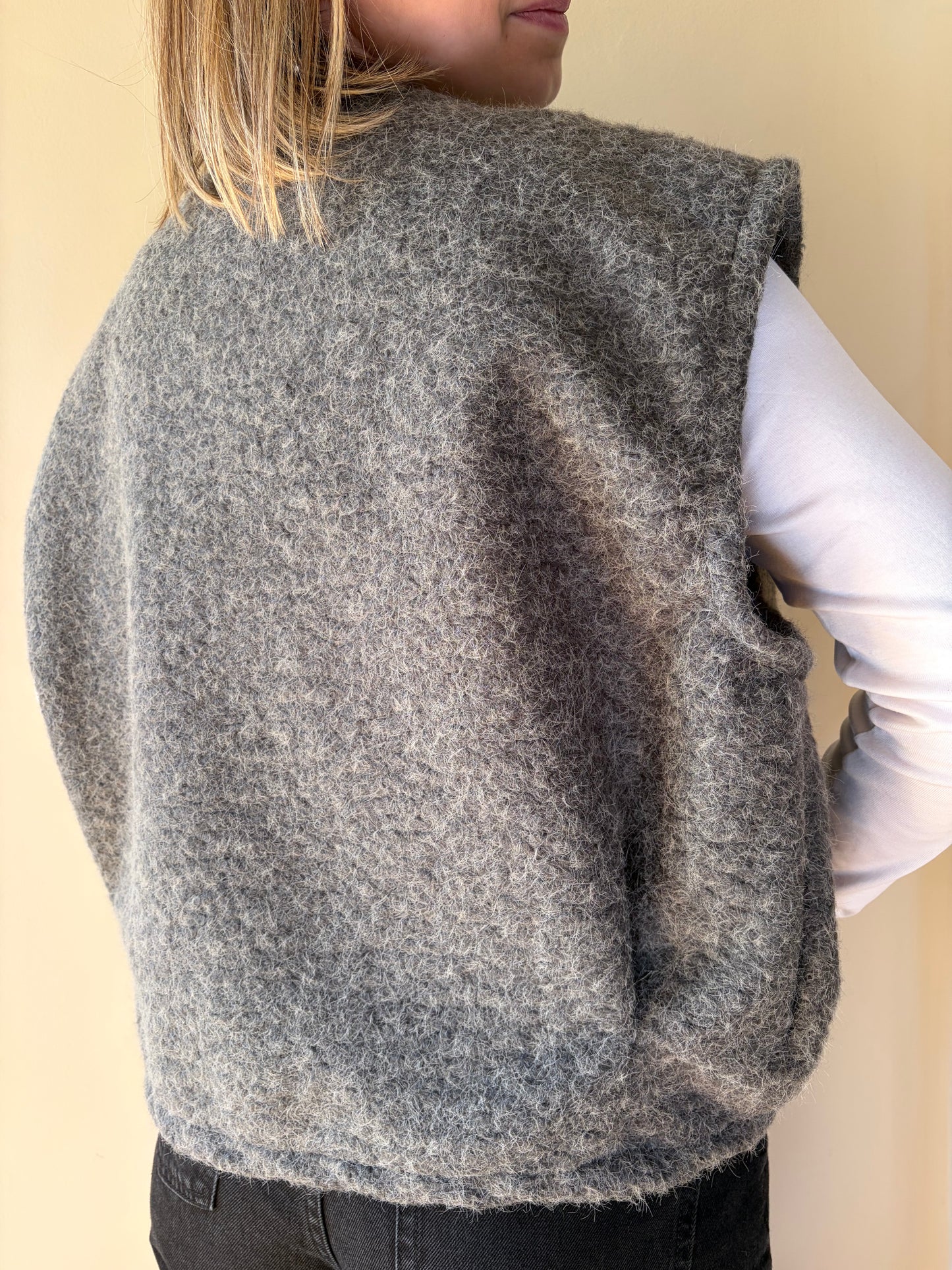 Veste sans manches MICHELE Grise