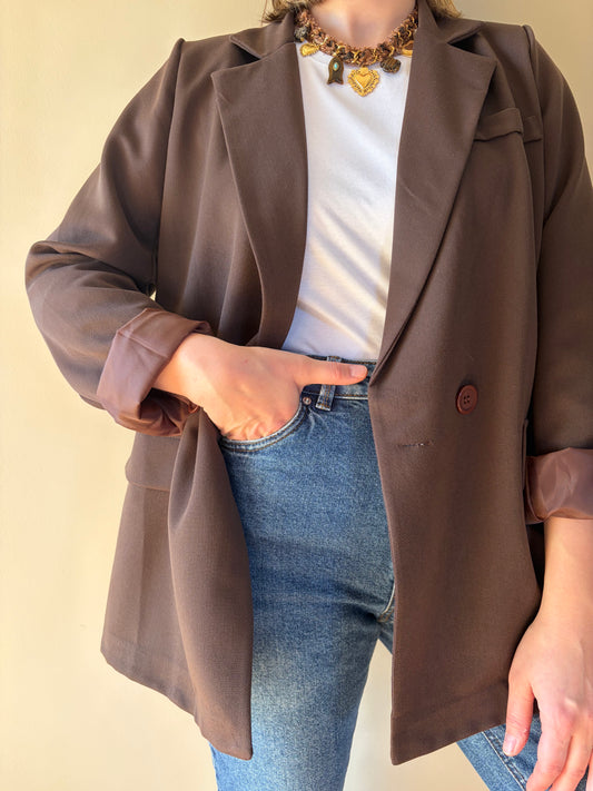 Blazer OLIVER chocolat