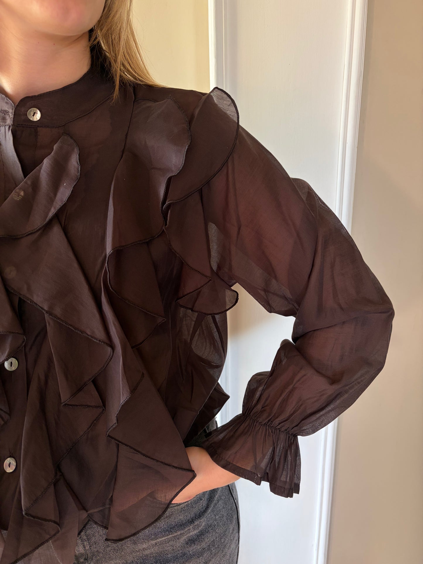 Blouse SANDY Chocolat