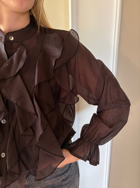 Blouse SANDY Chocolat