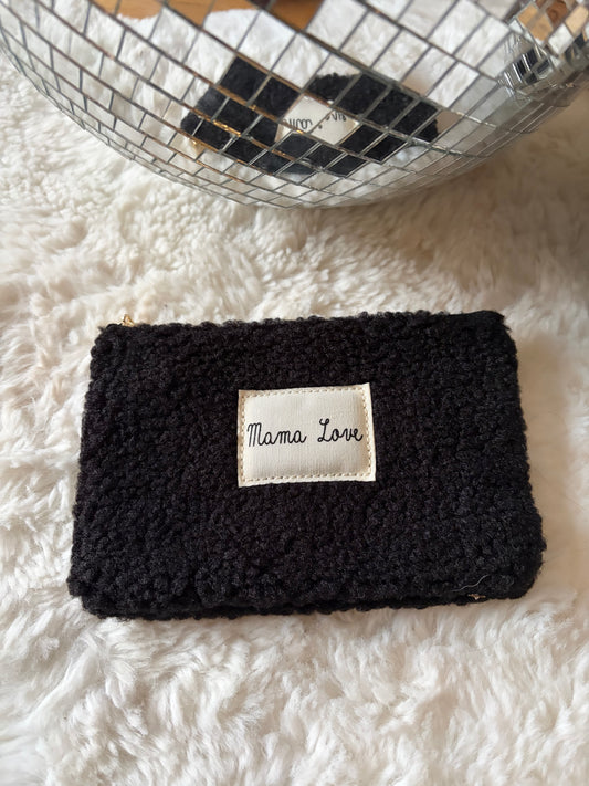 Pochette « mama love » noir