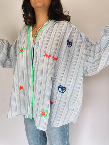 Chemise Alma Bleue
