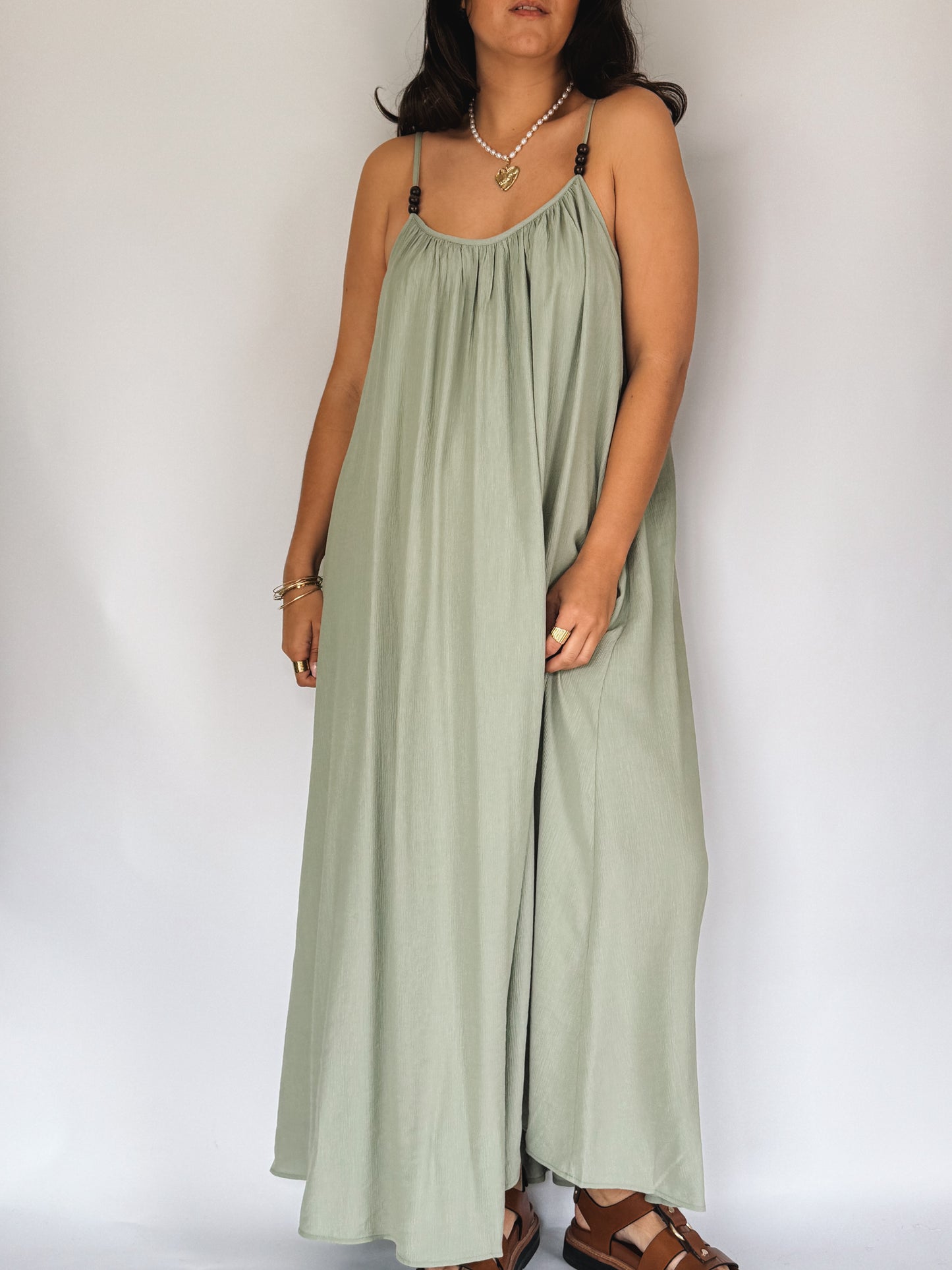 Robe Ophélie Kaki