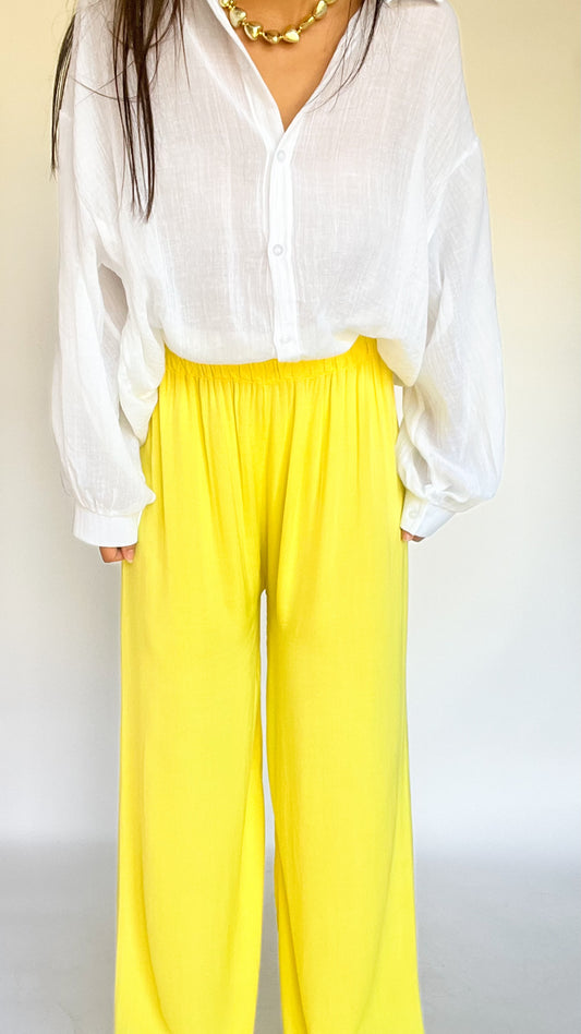 Pantalon Carmen Jaune