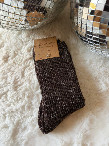 Chaussette brillante