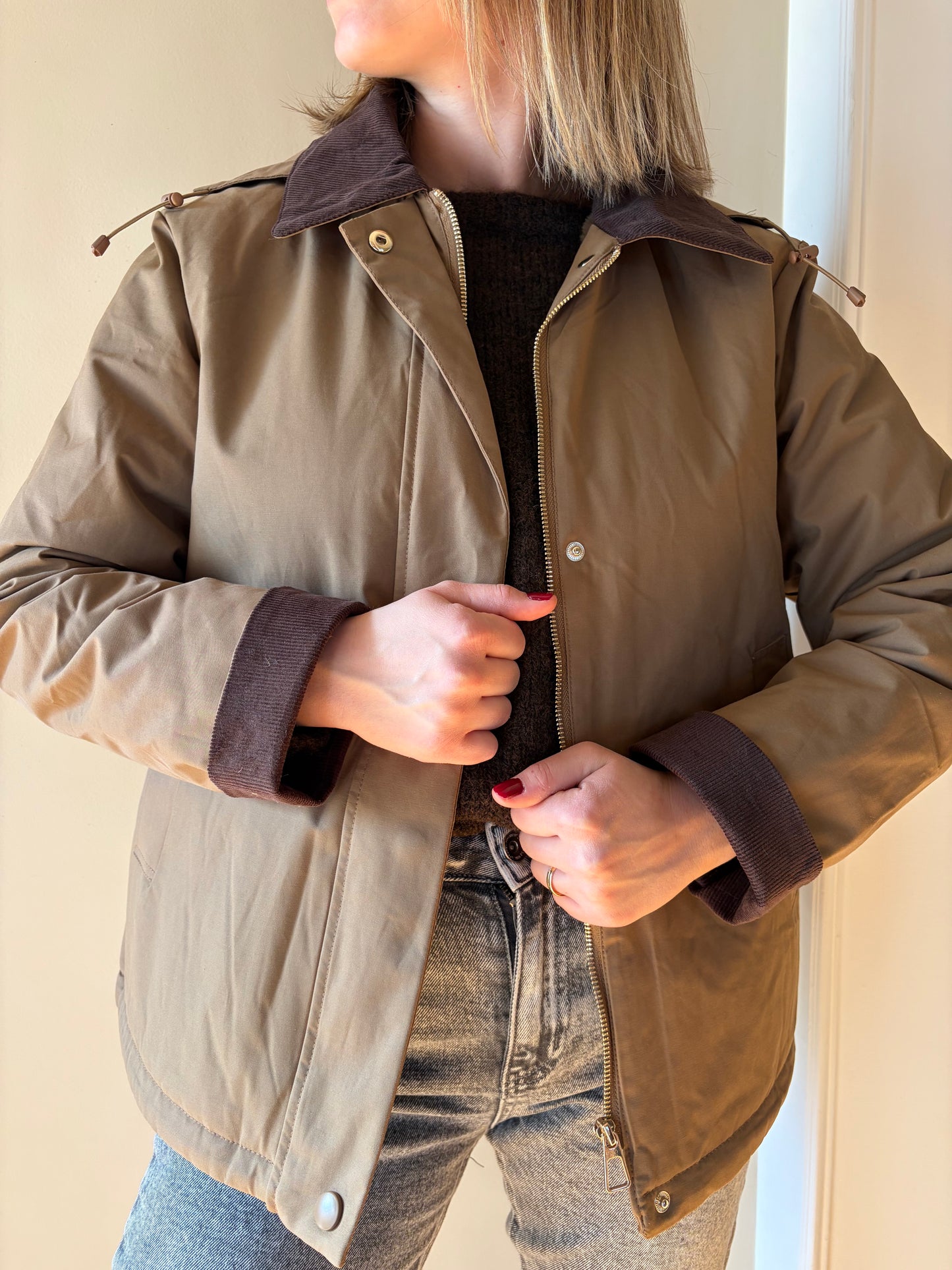Parka camel LIVIA - Anemone Store