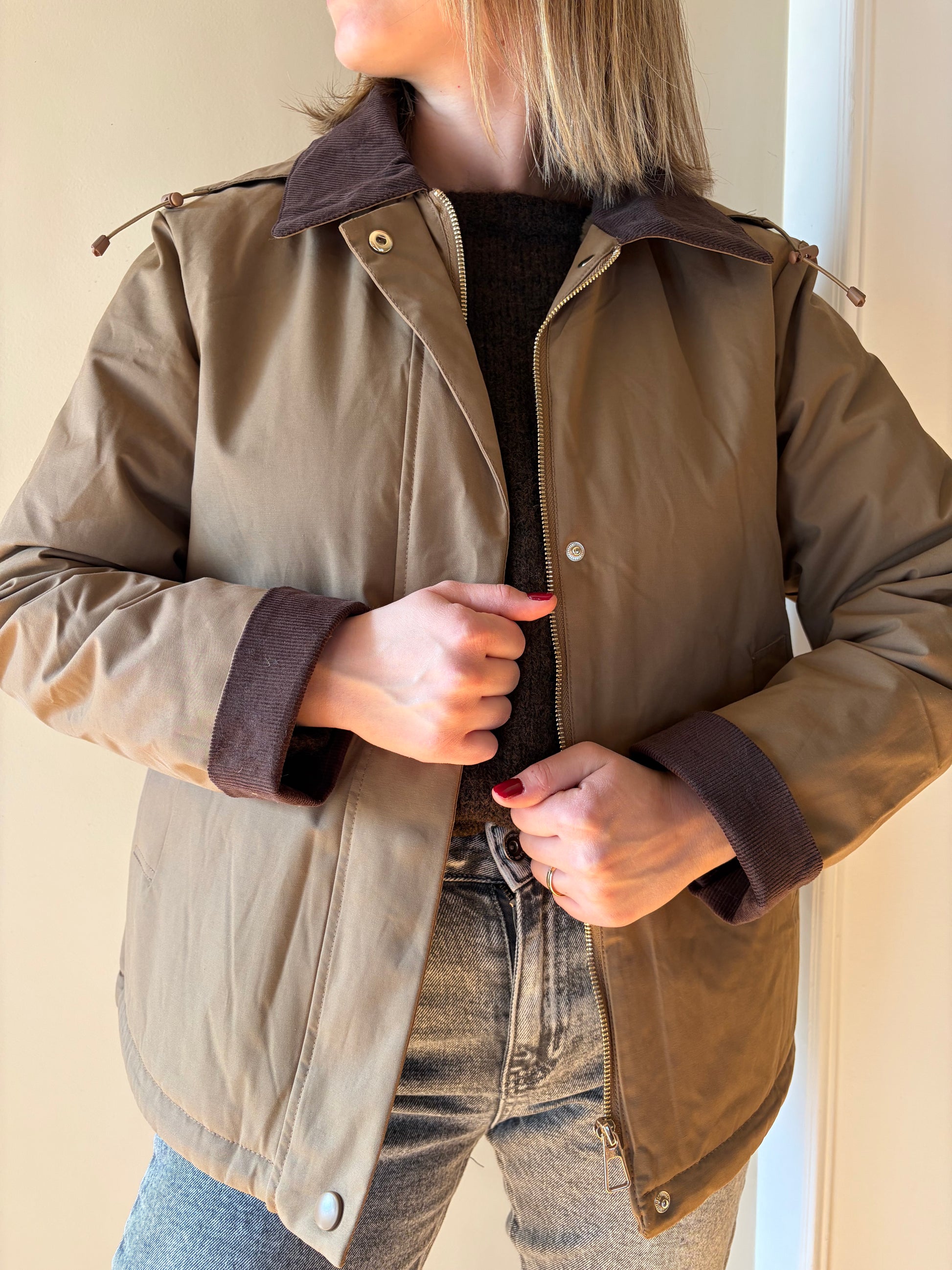 Parka camel LIVIA - Anemone Store