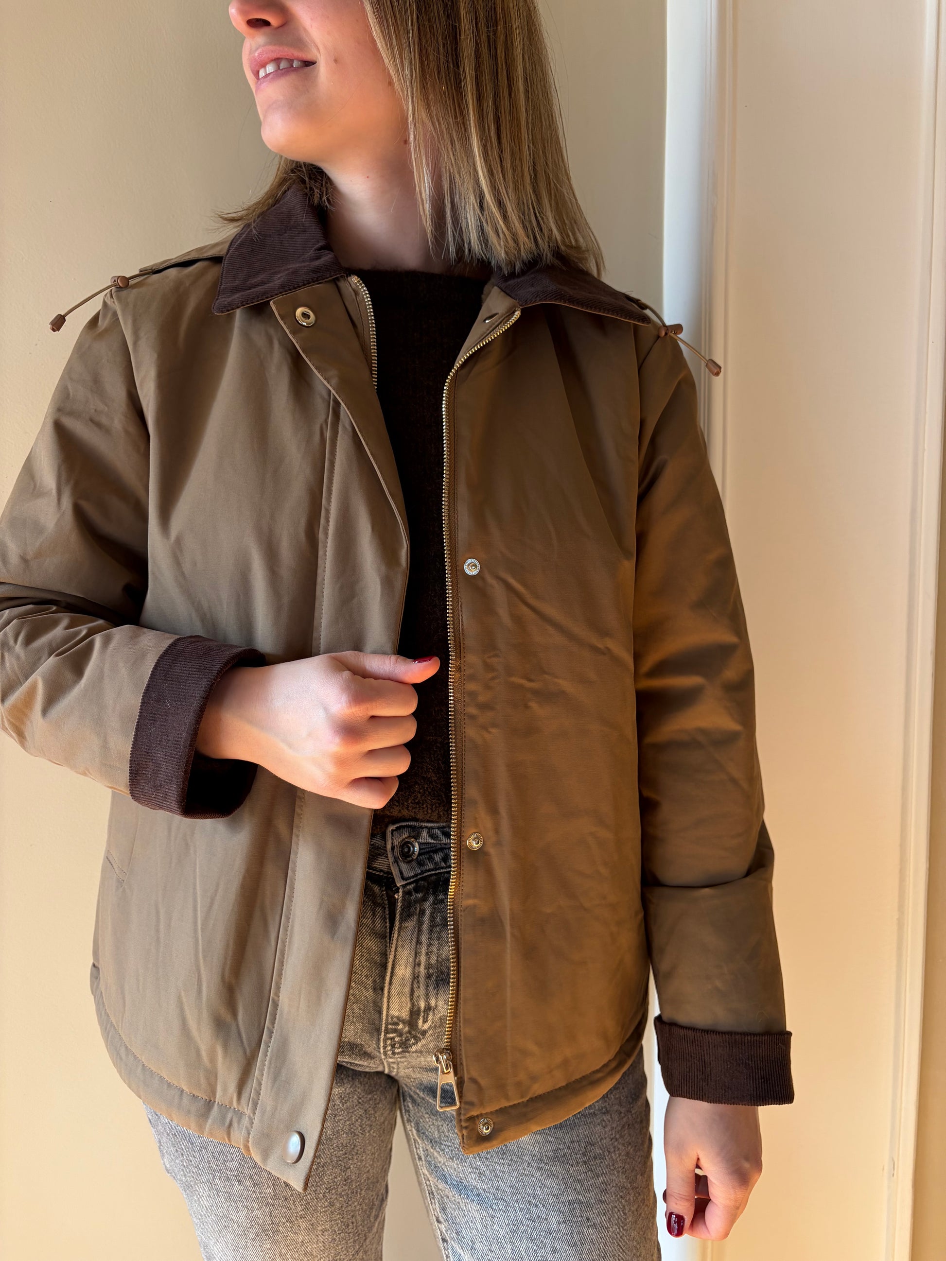 Parka camel LIVIA - Anemone Store