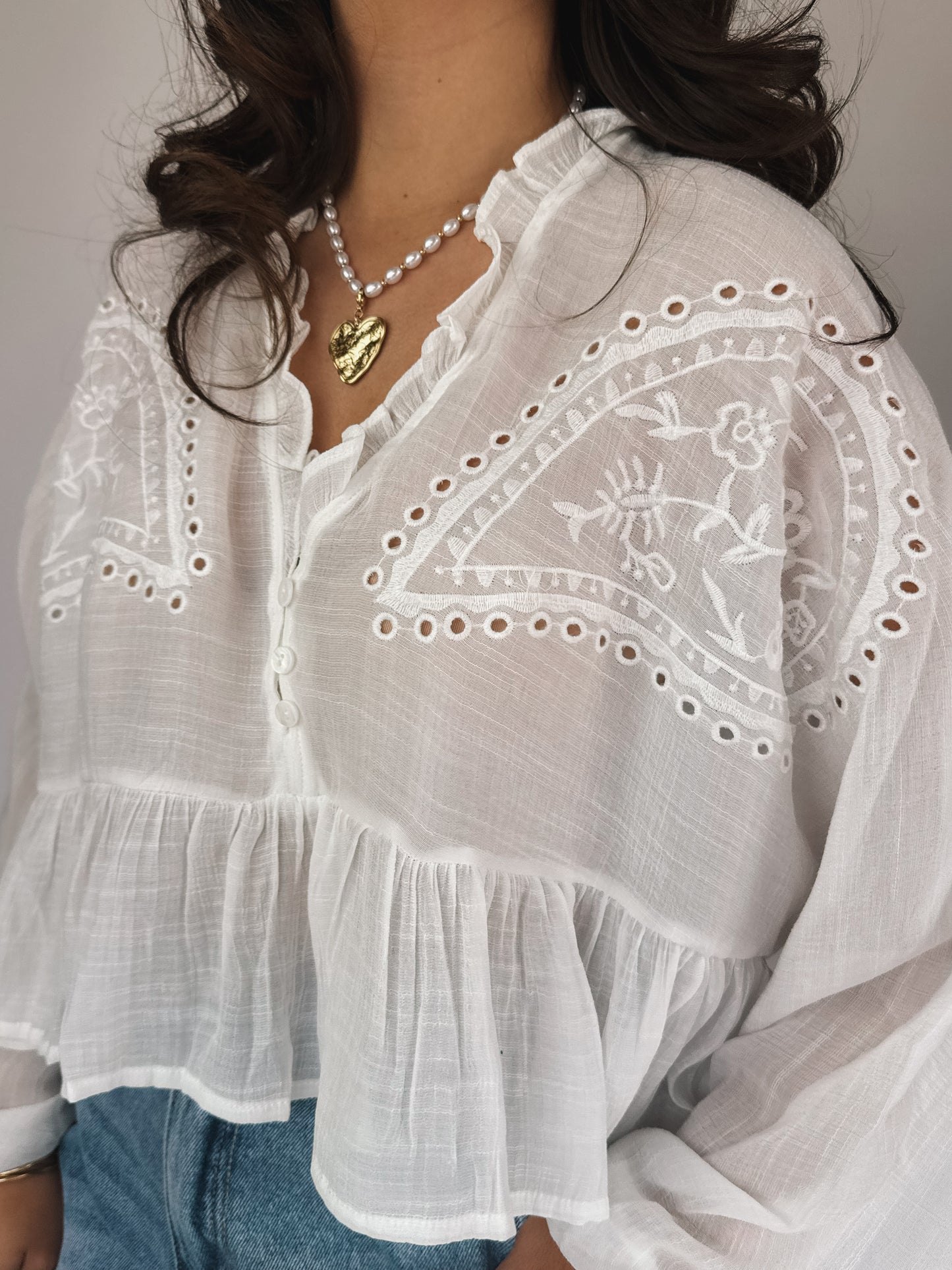 Blouse Assia Blanche
