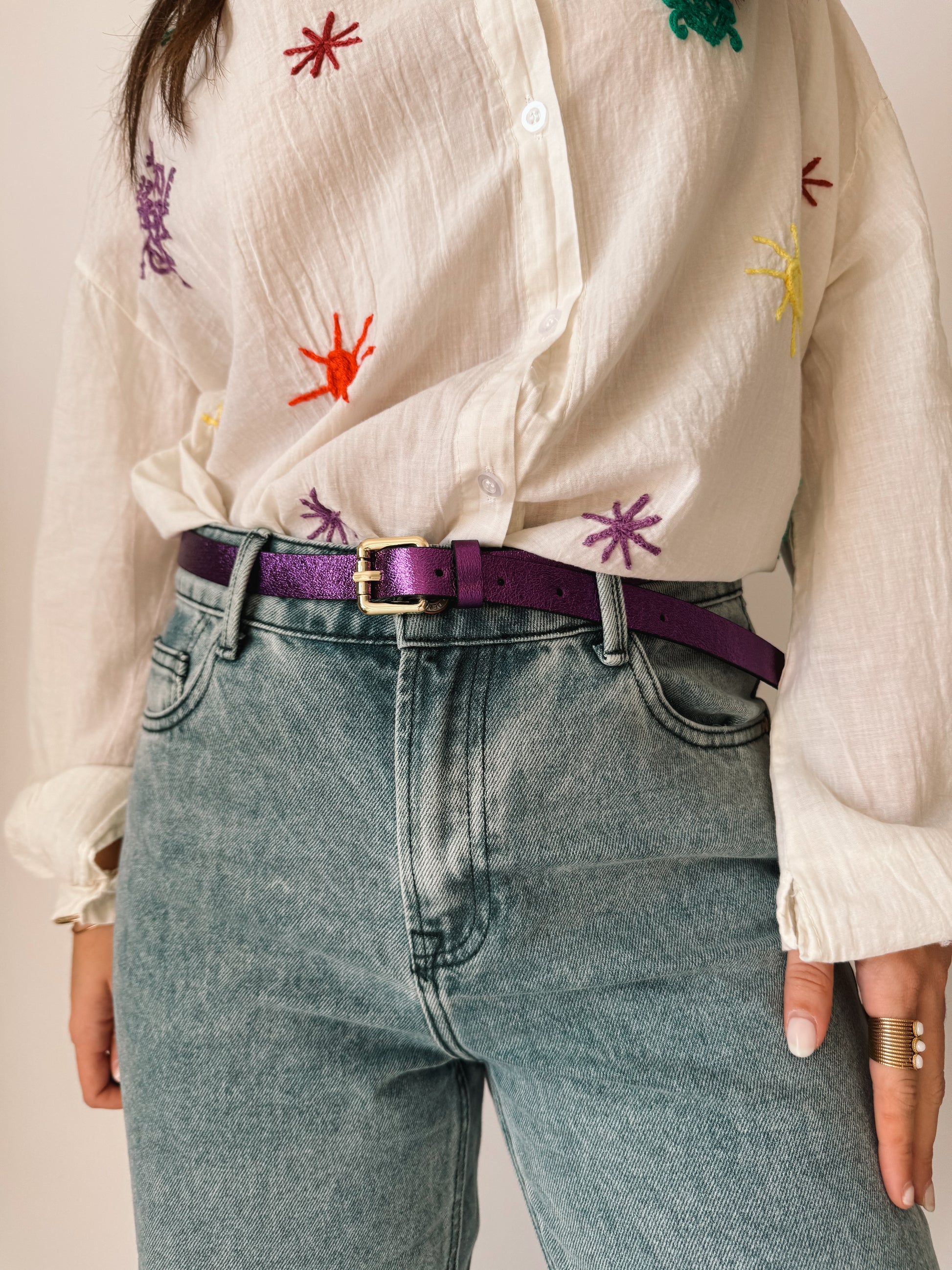 Ceinture Solange Violette - Anemone Store