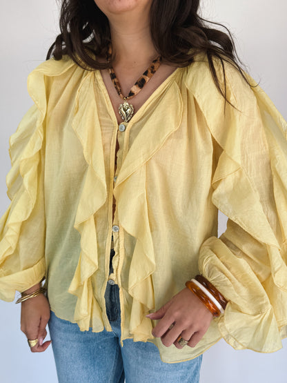 Chemise Roxane Jaune