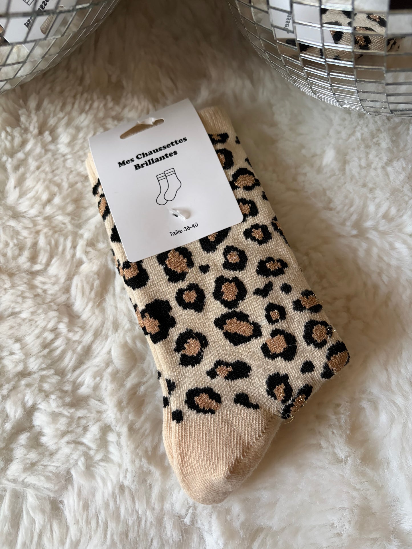 Chaussette léopard